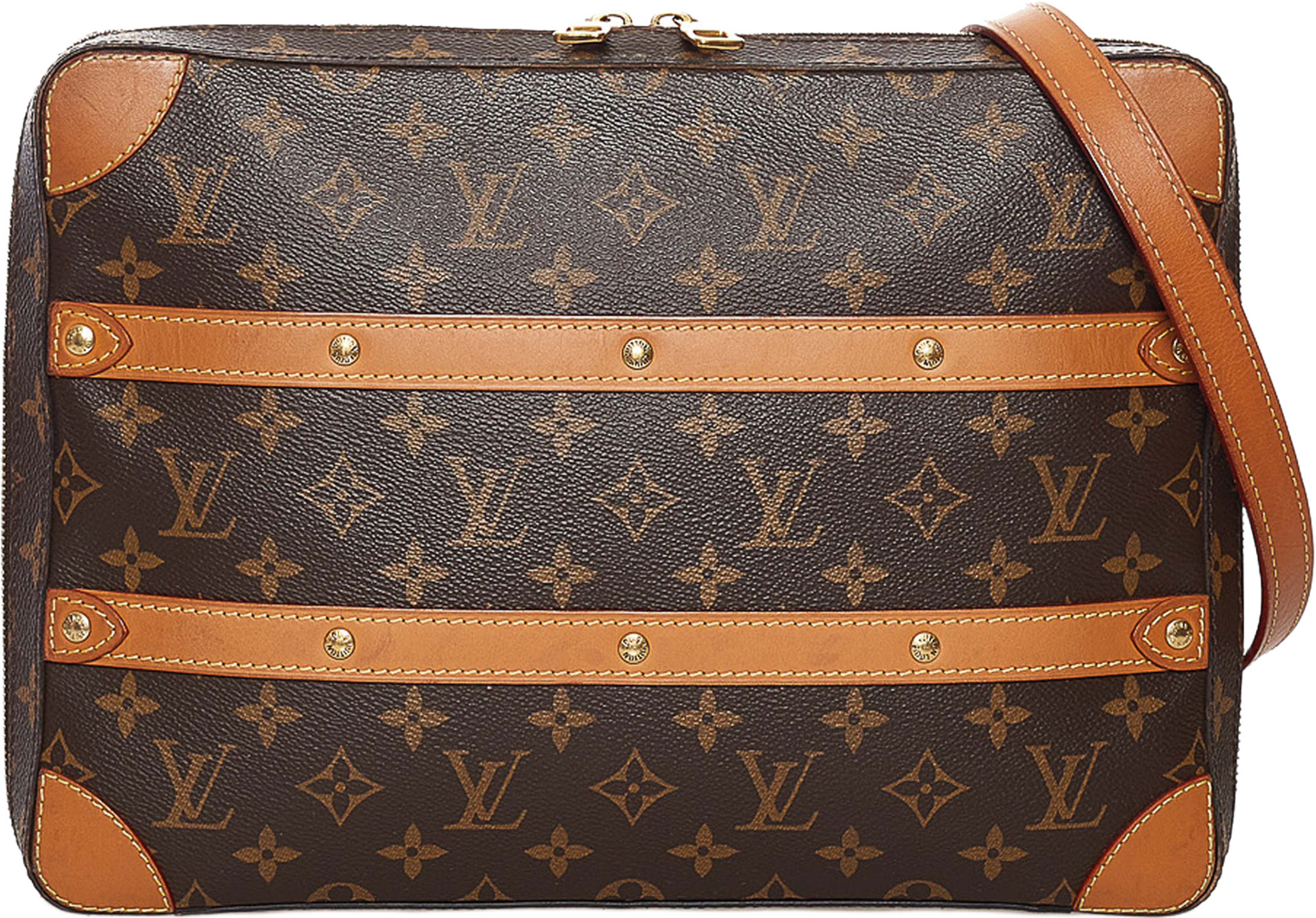 Louis Vuitton Monogram Soft Trunk Messenger, från Luxclusif, i färgen brown. Klicka för att öppna bilden i stort format