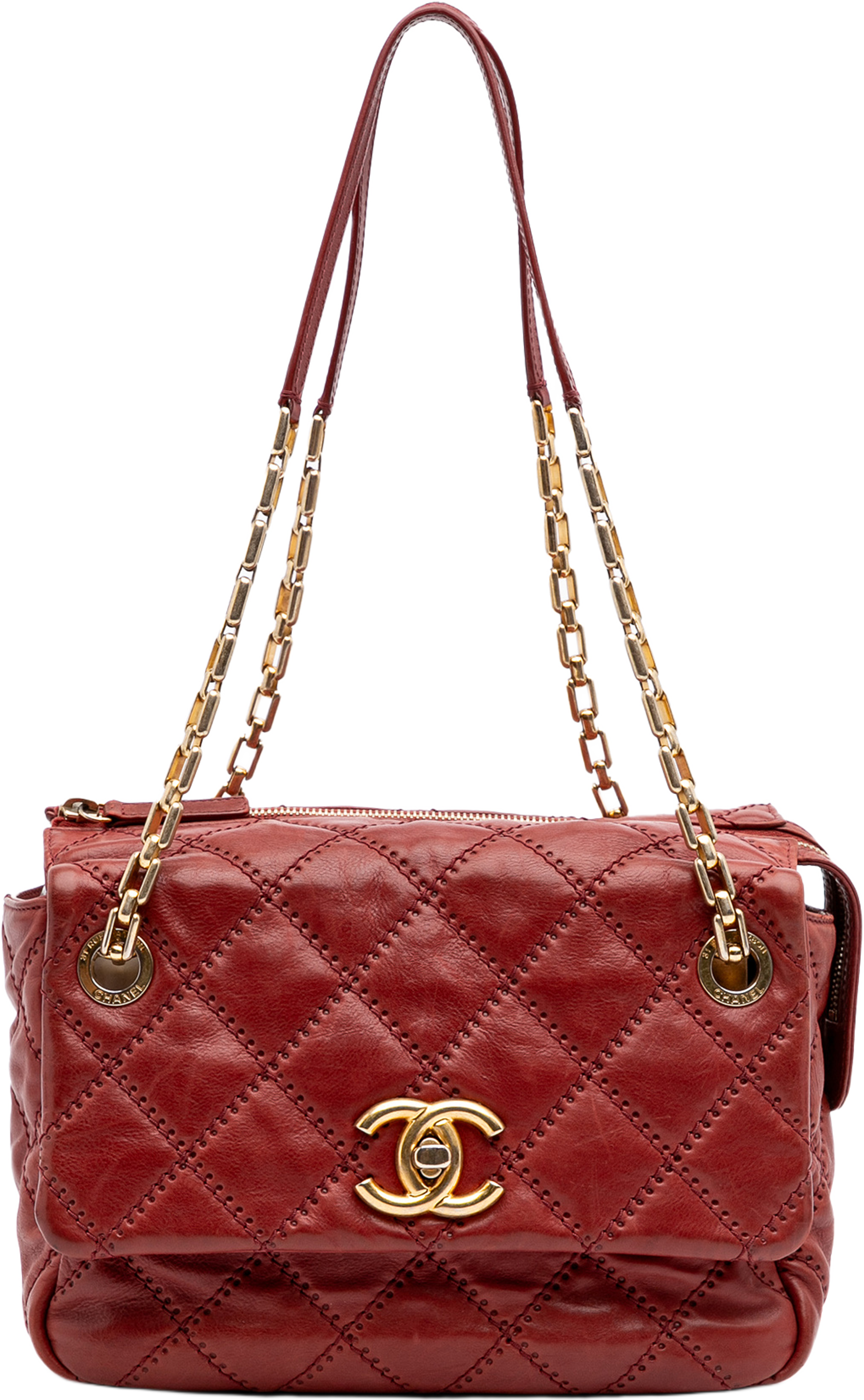 Chanel Quilted Calfskin Retro Chain Camera Flap