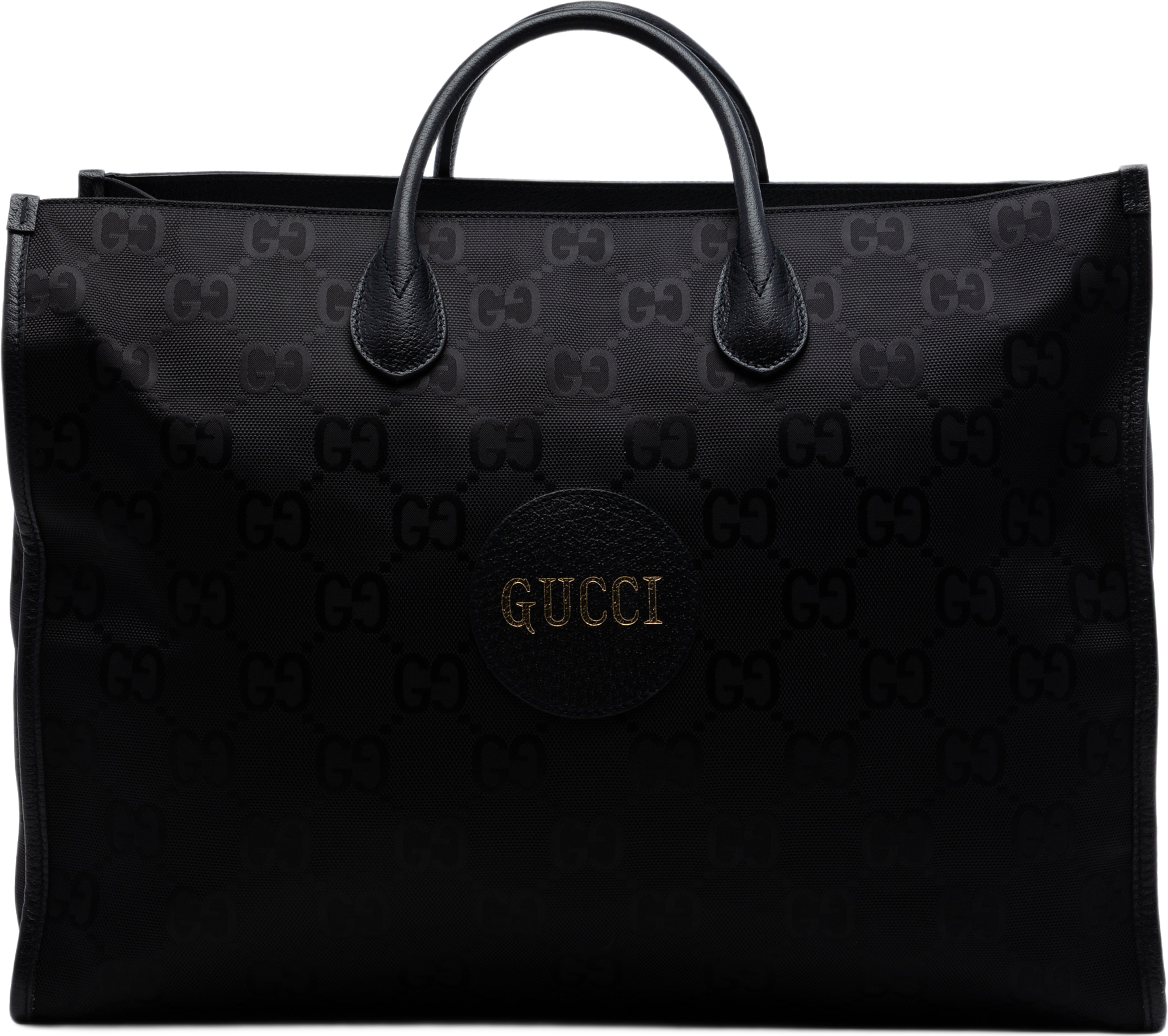 Gucci Gg Econyl Off The Grid Convertible Tote, från Luxclusif, i färgen black. Klicka för att öppna bilden i stort format