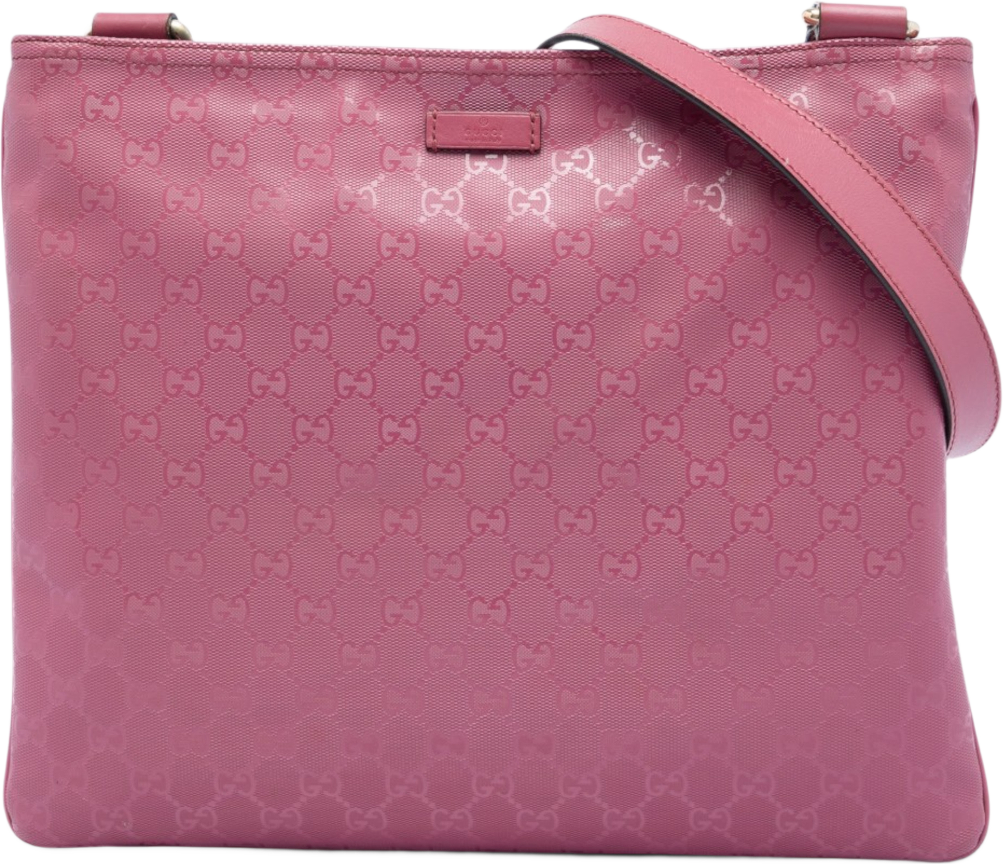 Gucci Gg Imprime Crossbody, från Luxclusif, i färgen rosa. Klicka för att öppna bilden i stort format