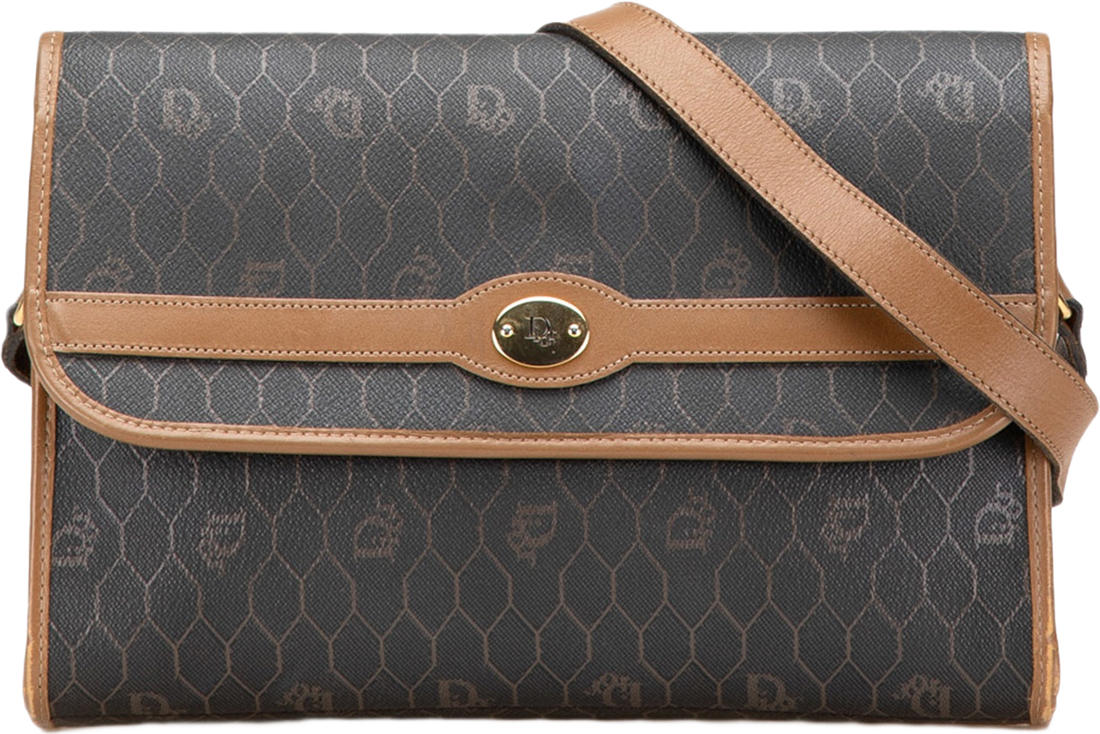 Dior Honeycomb Coated Canvas Crossbody