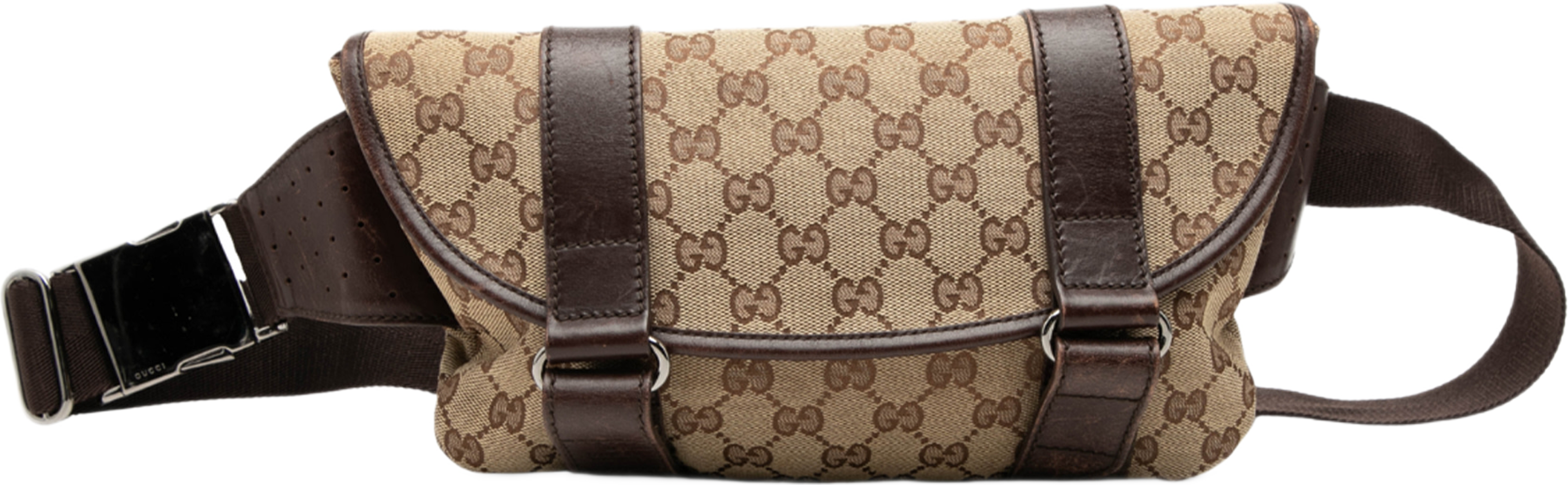 Gucci Gg Canvas Belt Bag, från Luxclusif, i färgen beige. Klicka för att öppna bilden i stort format