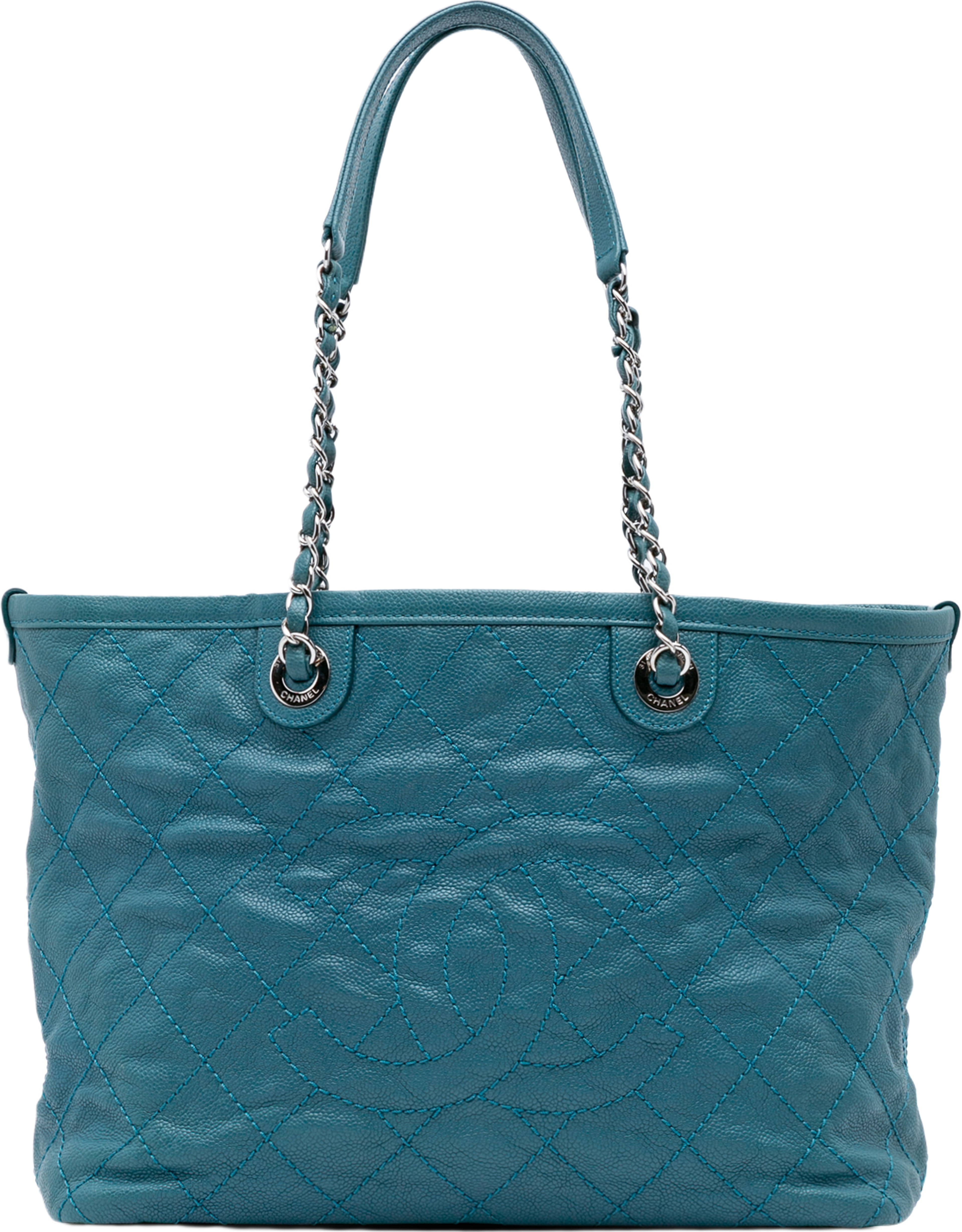 Chanel Small Quilted Caviar Daily Shopping Tote