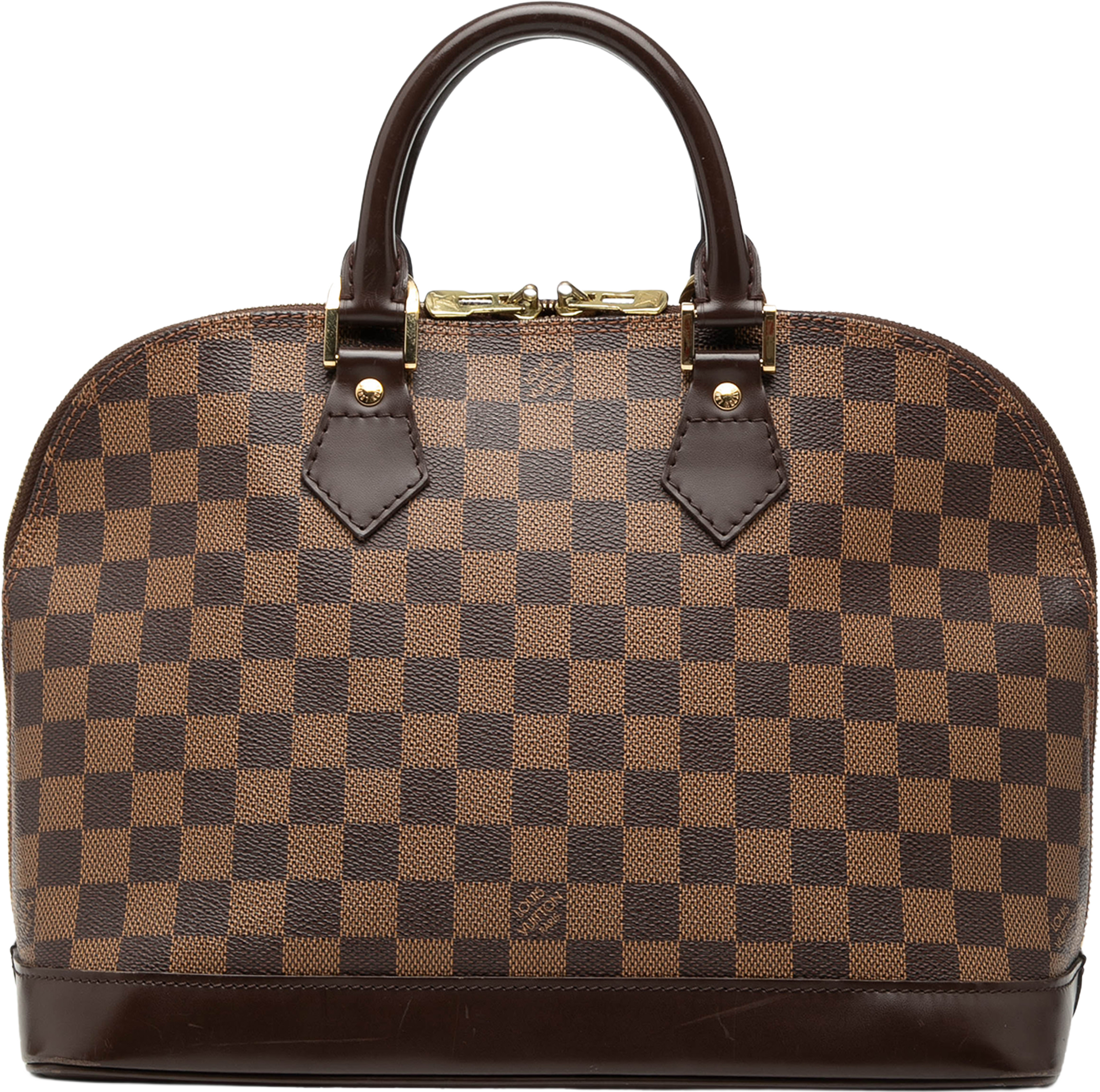 Louis Vuitton Damier Ebene Alma Pm, från Luxclusif, i färgen brown. Klicka för att öppna bilden i stort format
