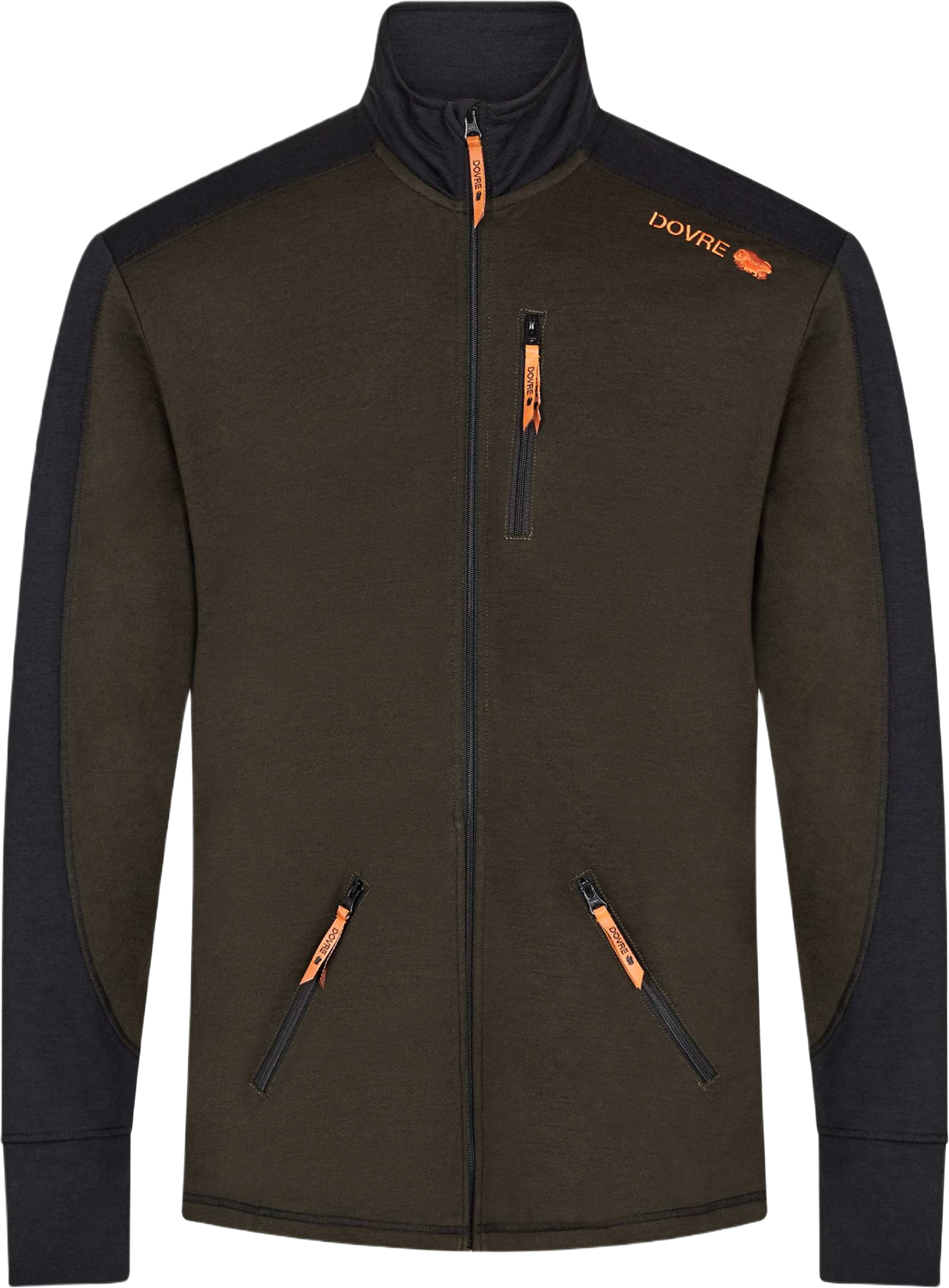 Mellanlagerjacka 100% Ull Marinblå