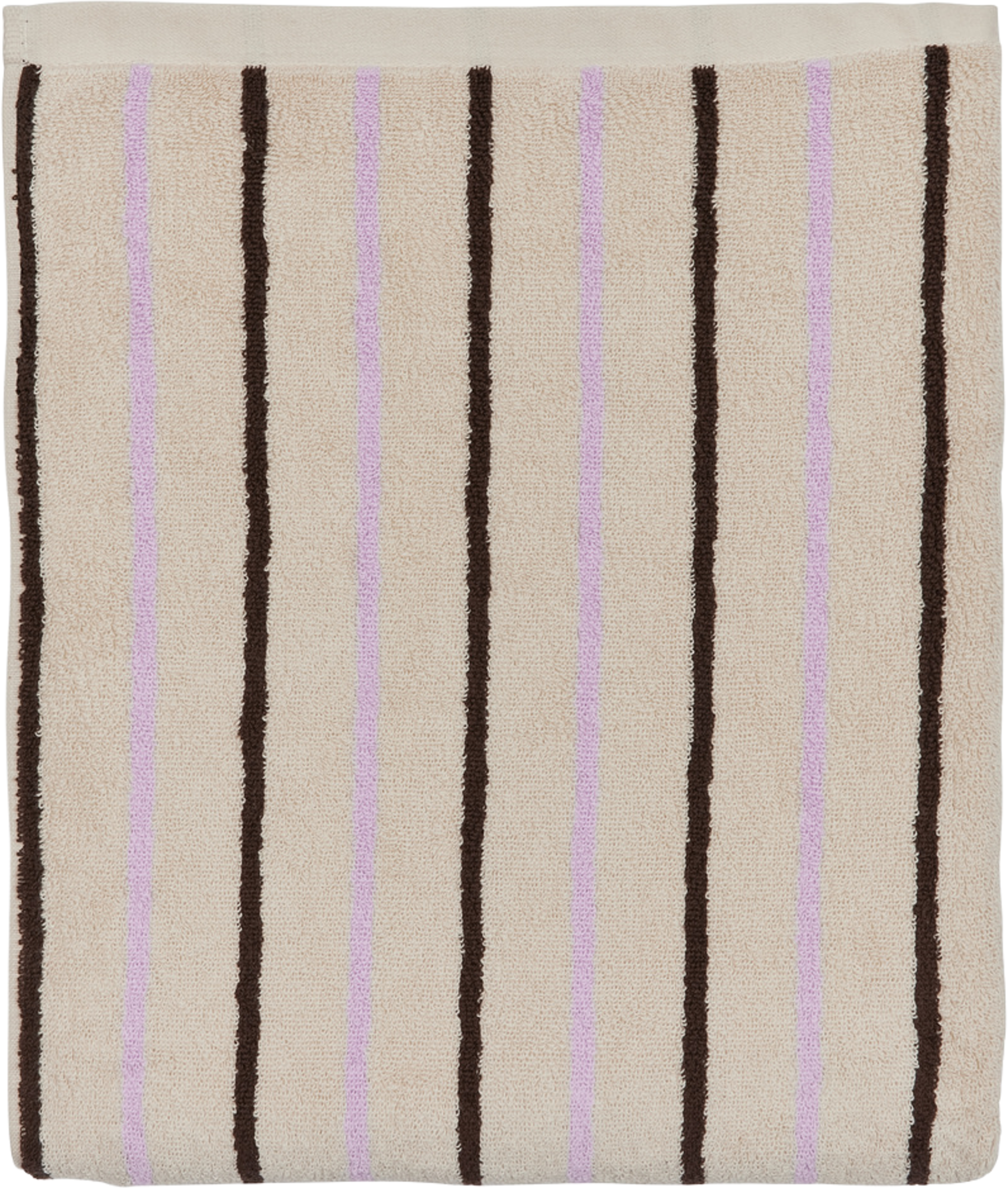 Raita Towel - 100x150 Cm, från OYOY Living, i färgen beige,brown,lavender. Klicka för att öppna bilden i stort format