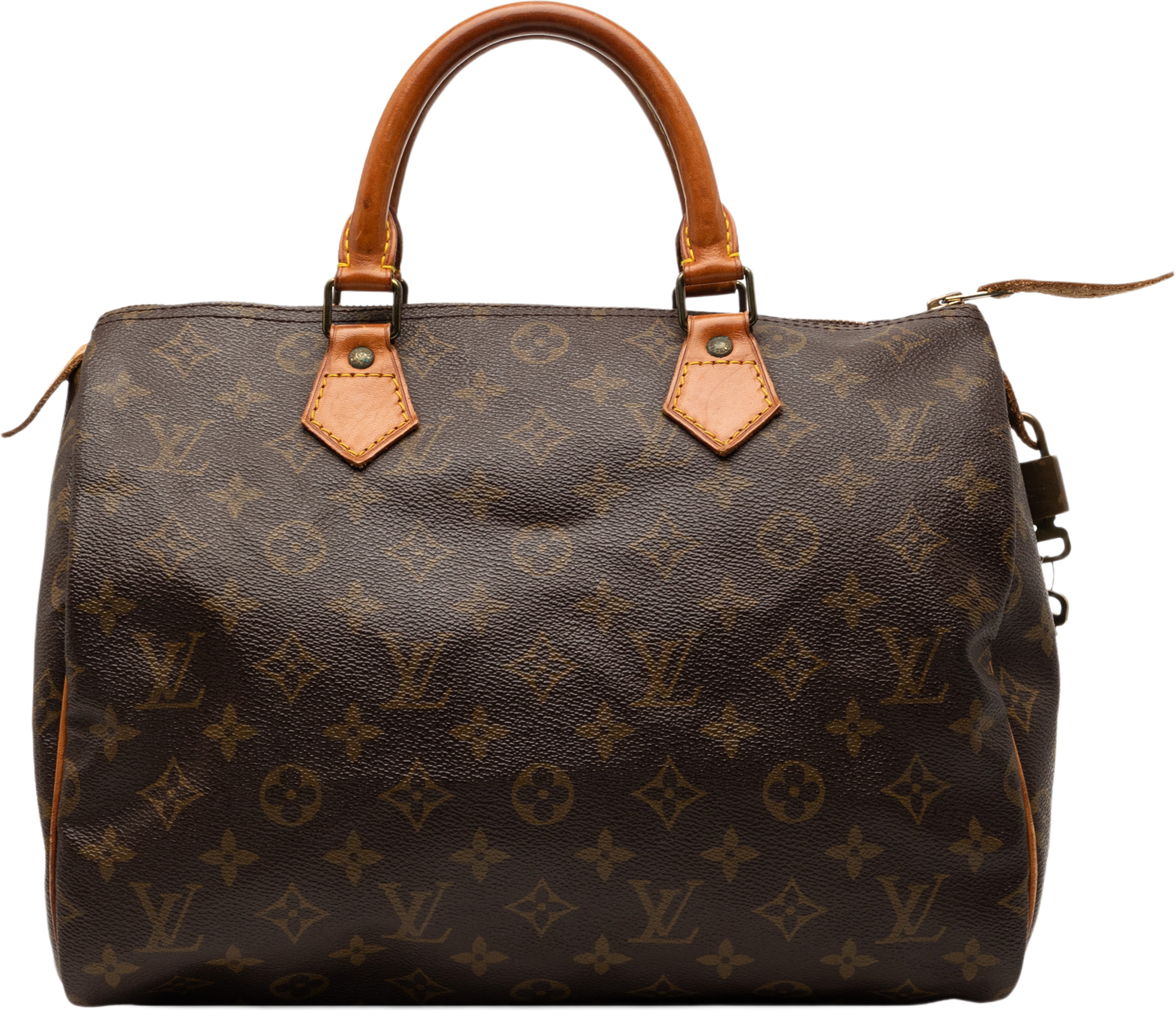 Louis Vuitton Monogram Speedy 30, från Luxclusif, i färgen brown. Klicka för att öppna bilden i stort format