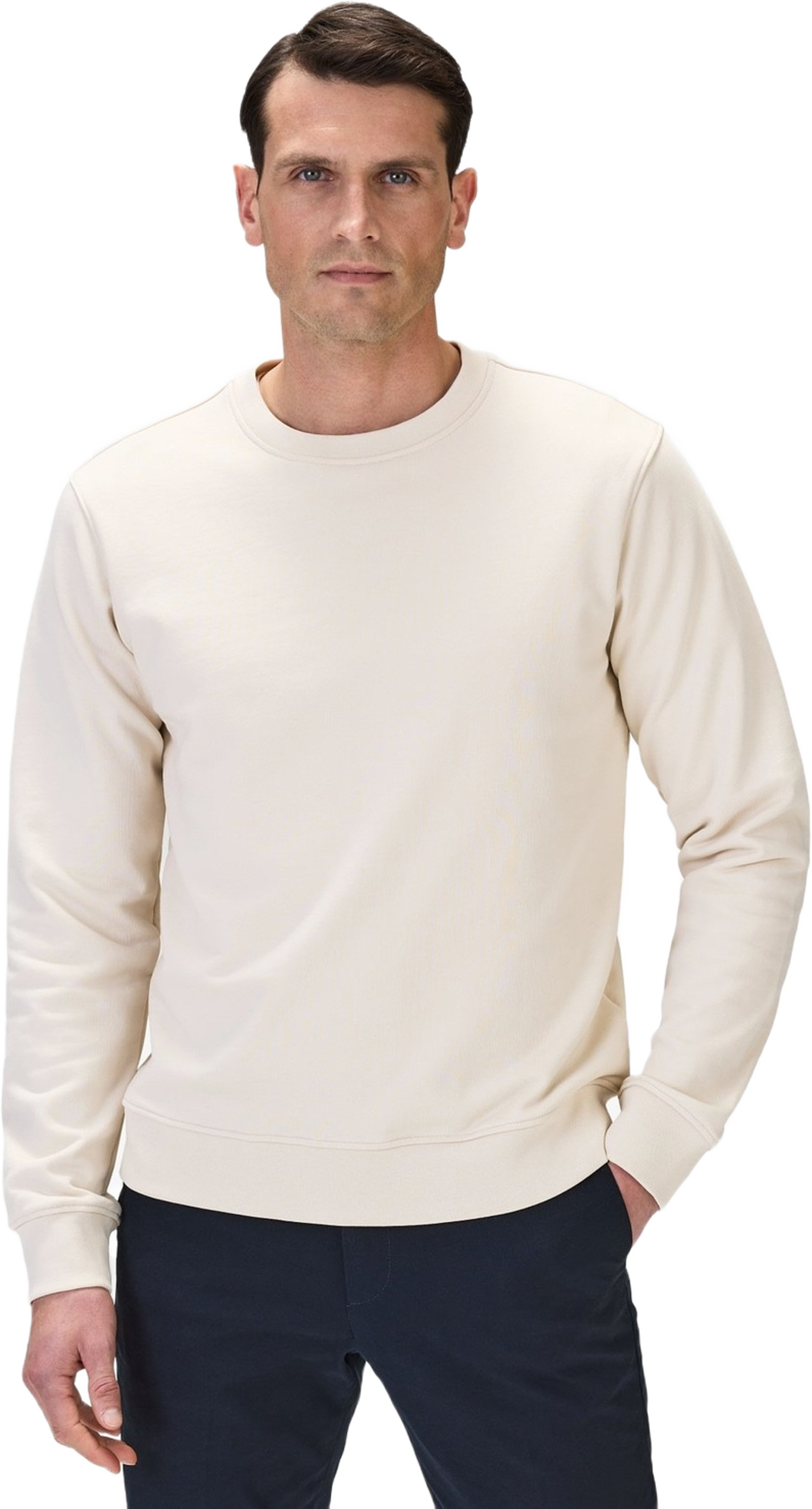 Cotton L/s Crew Neck Sweatshirt