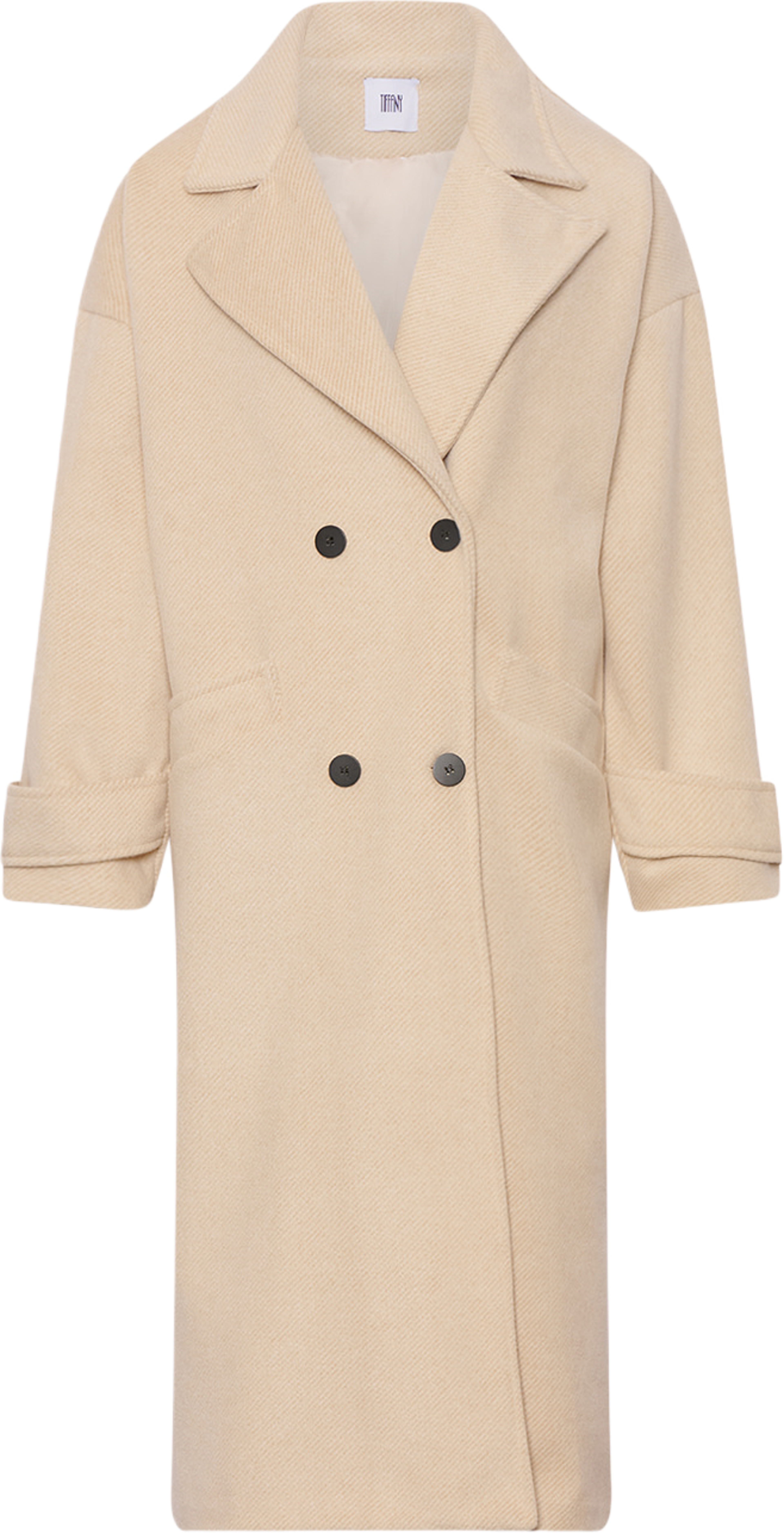 Bella, Long Coat - Light Creme