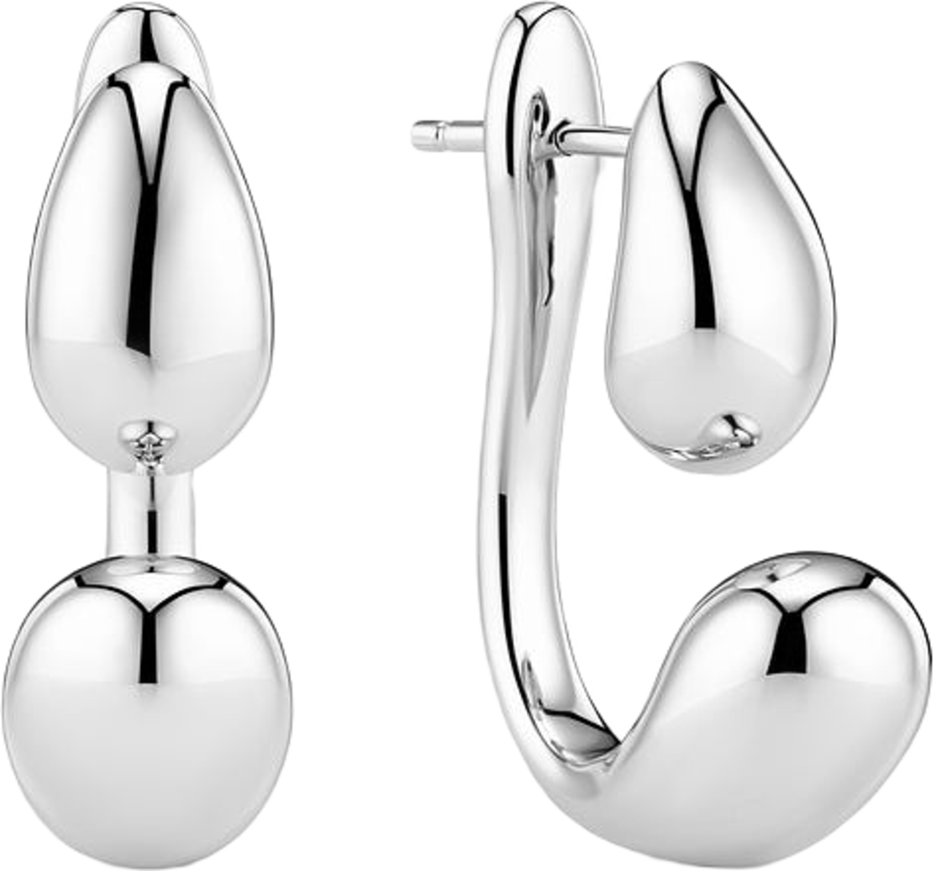 Goccia Due Pianura Grande Earrings