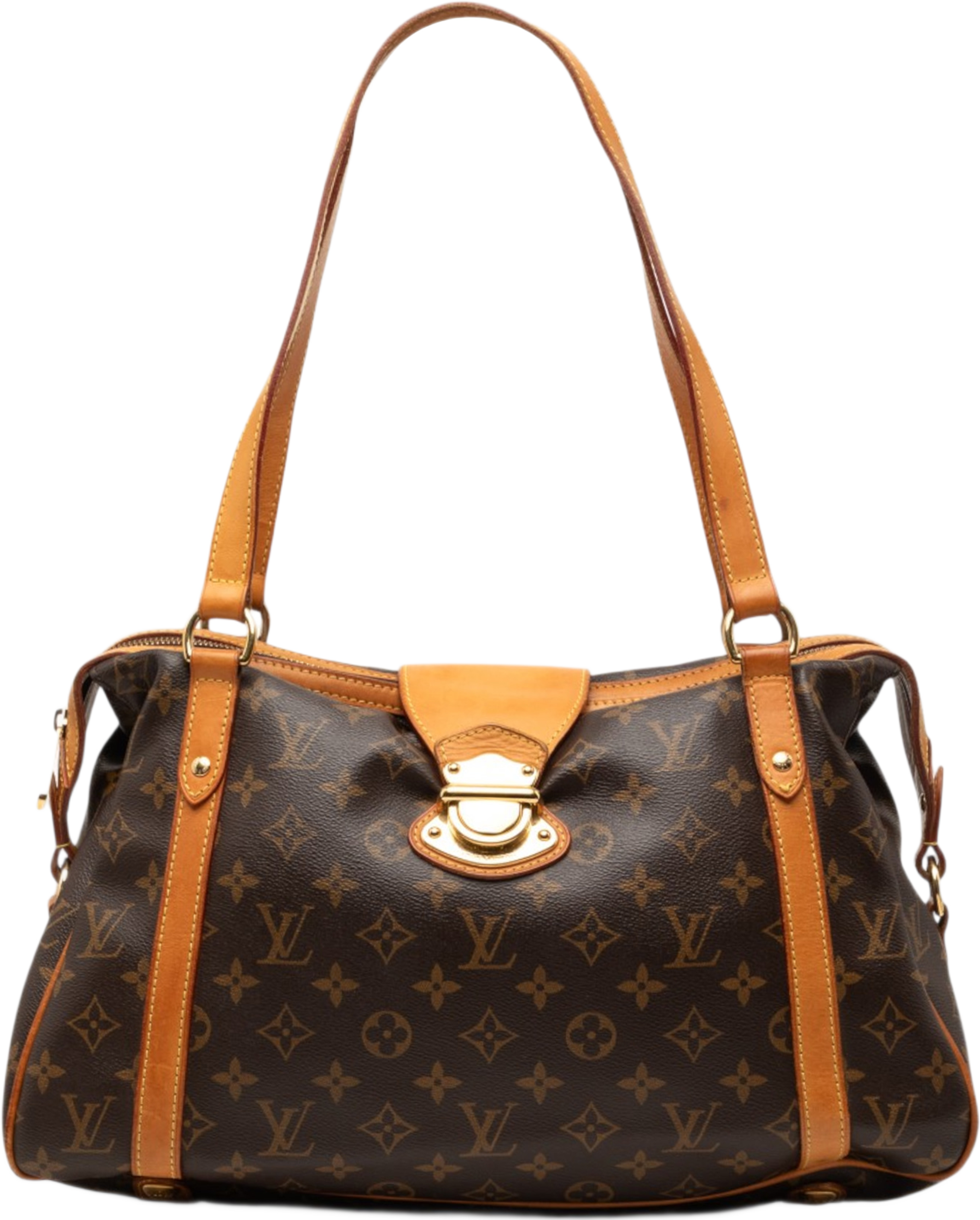 Louis Vuitton Monogram Stresa Pm, från Luxclusif, i färgen brun. Klicka för att öppna bilden i stort format