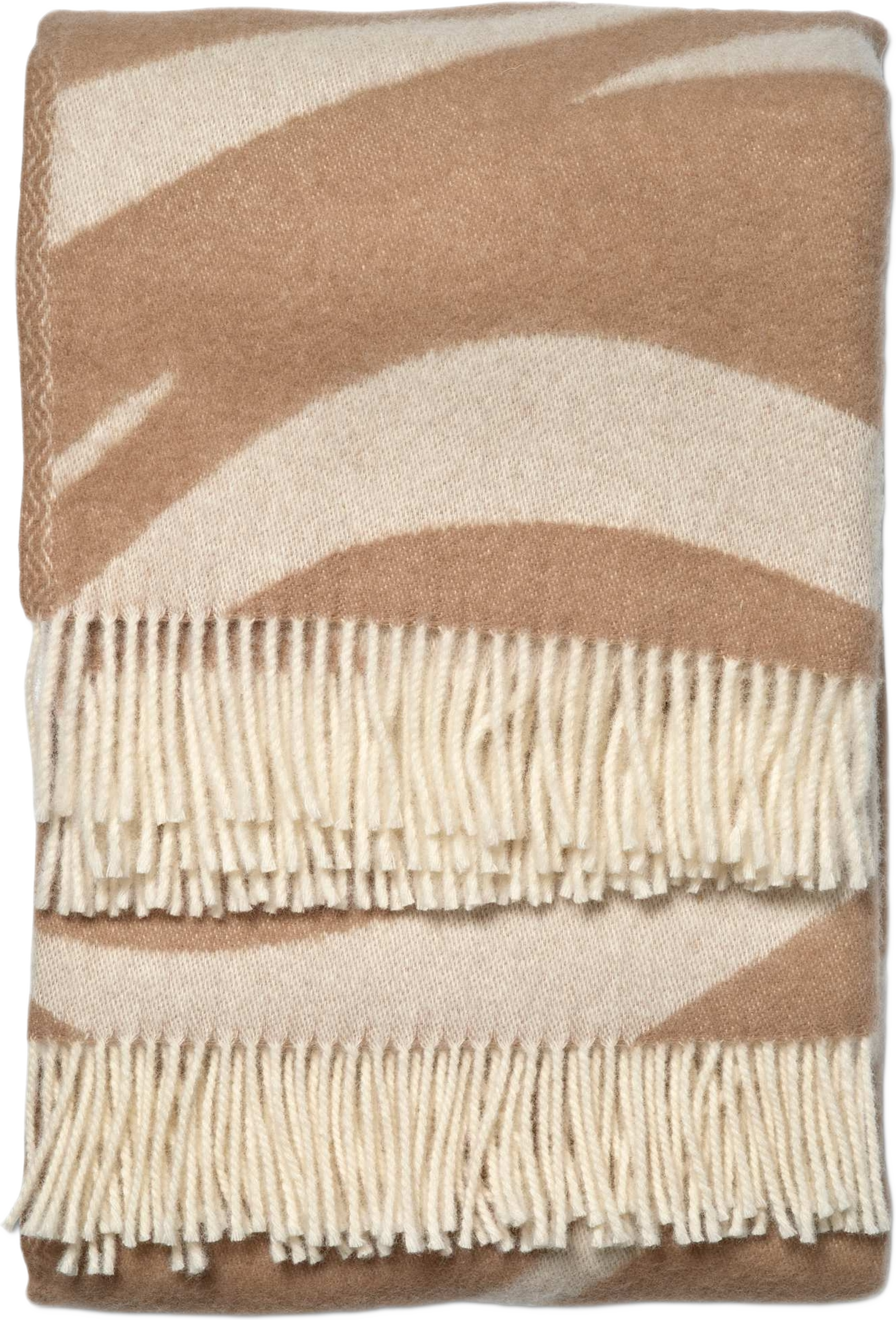 Pläd Flow, från Classic Collection, i färgen beige. Klicka för att öppna bilden i stort format
