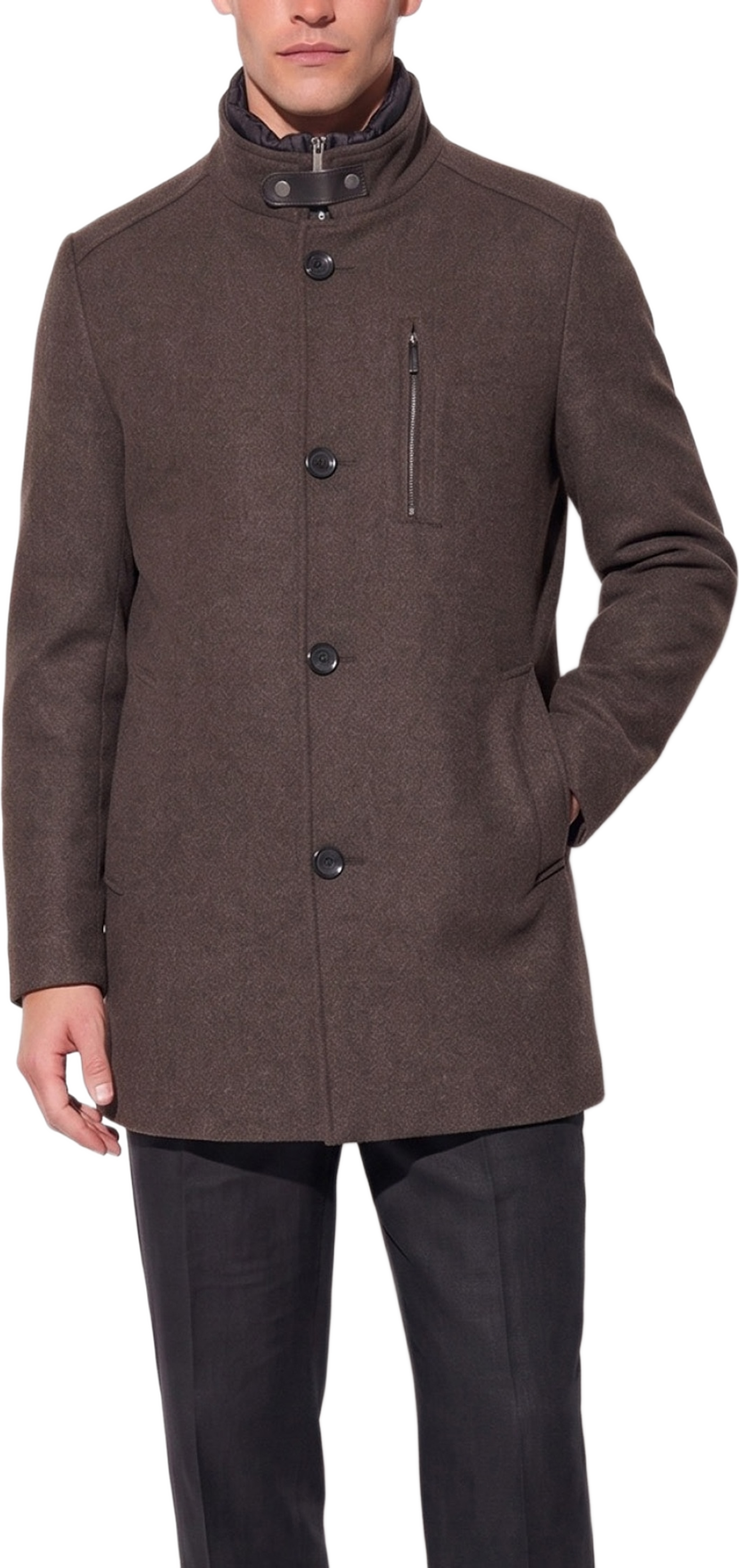 Valentin Coat, från ROCKANDBLUE, i färgen brown. Klicka för att öppna bilden i stort format