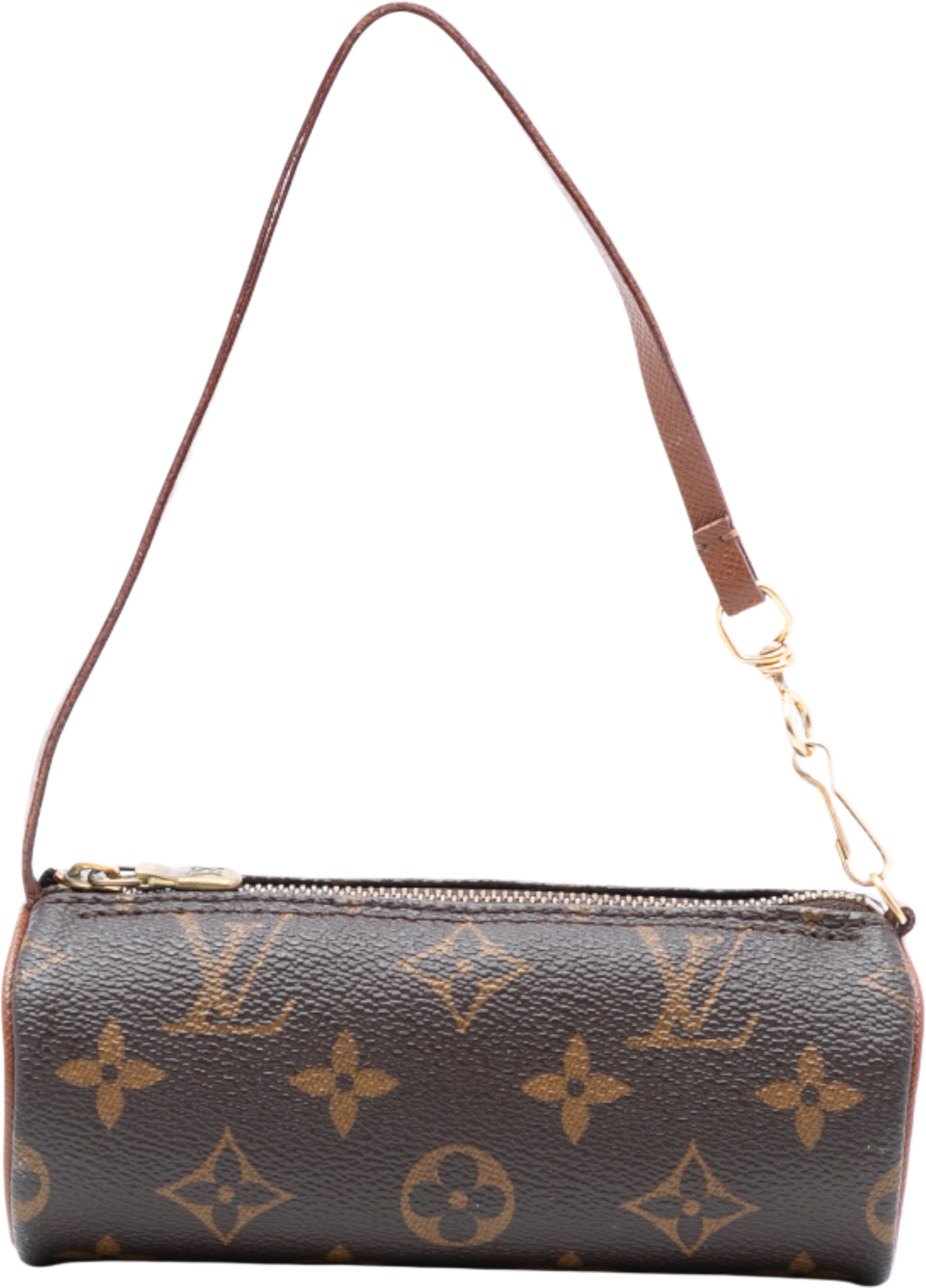 Louis Vuitton Monogram Papillon Pochette, från Luxclusif, i färgen brown. Klicka för att öppna bilden i stort format