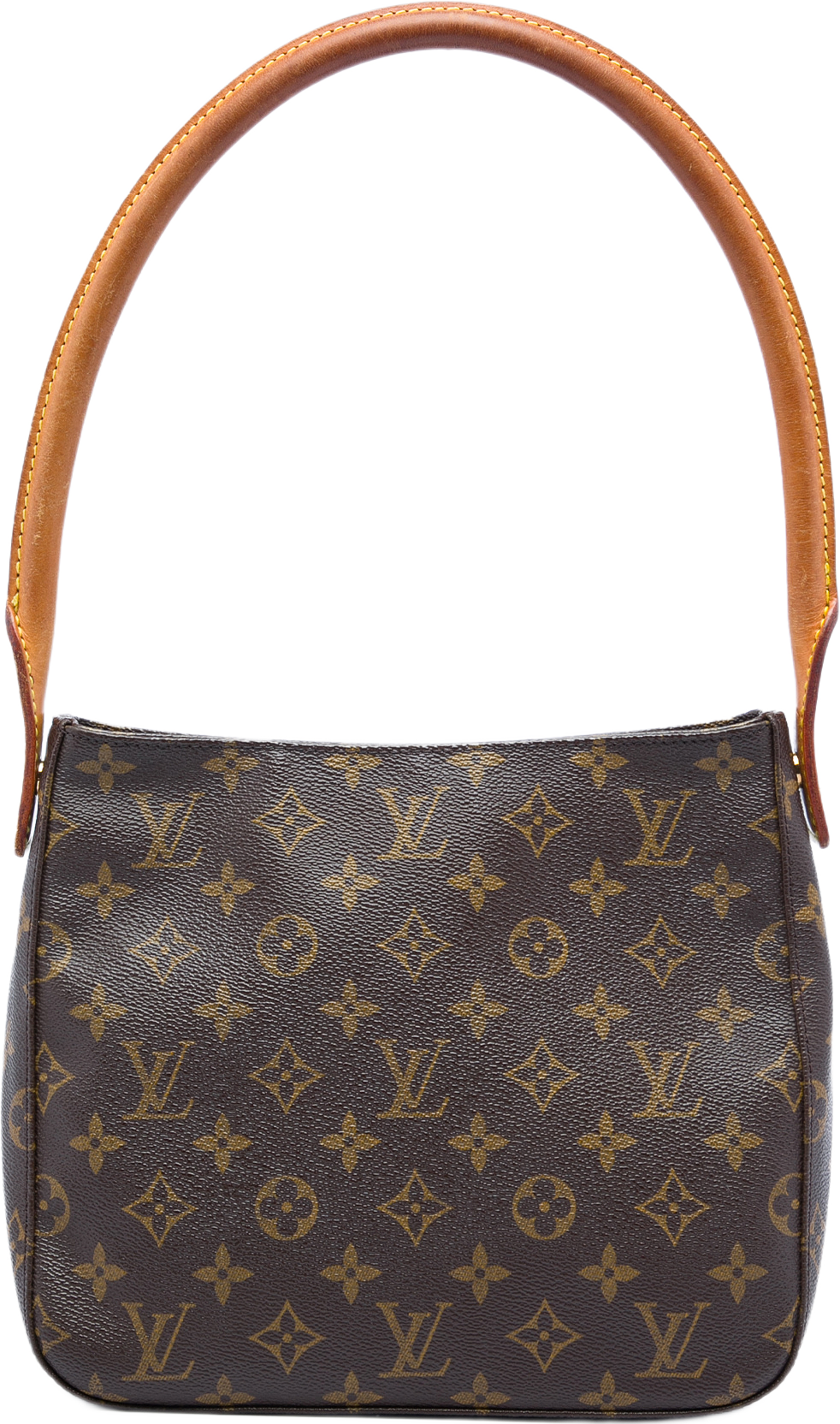 Louis Vuitton Monogram Looping Mm, från Luxclusif, i färgen brun. Klicka för att öppna bilden i stort format