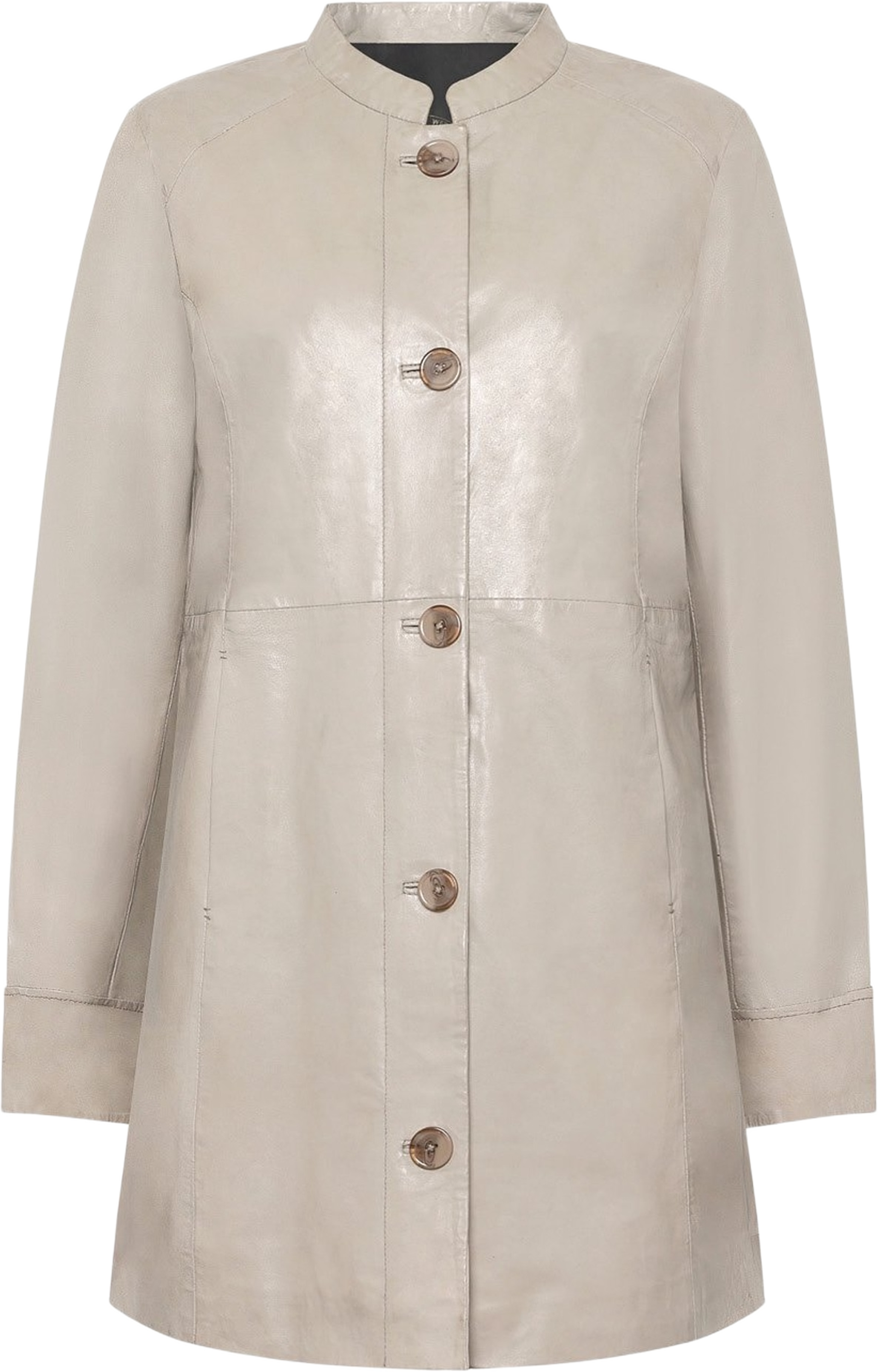 Drew Coat, från Saki, i färgen light stone. Klicka för att öppna bilden i stort format