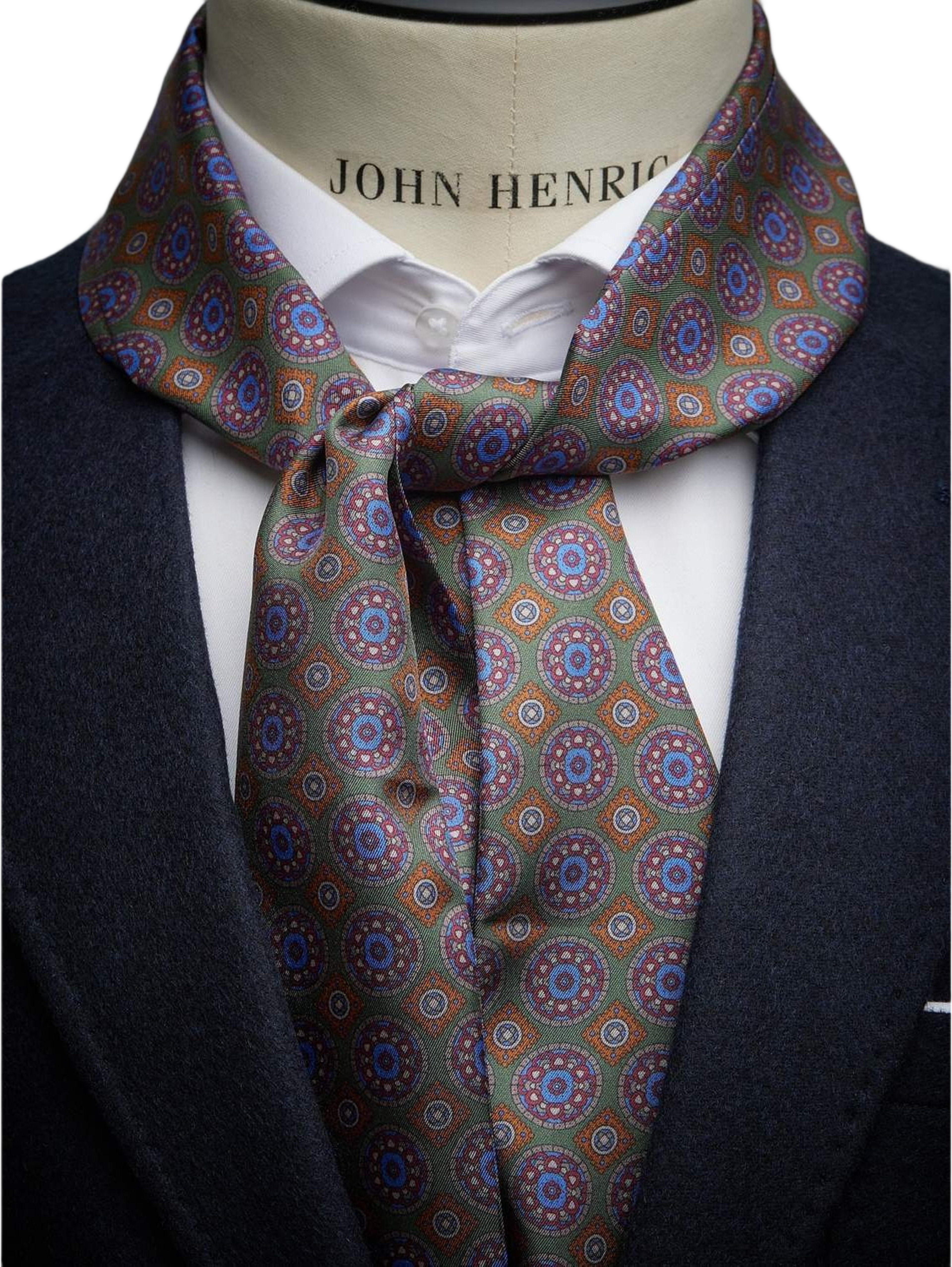 Silk Scarf Geometric