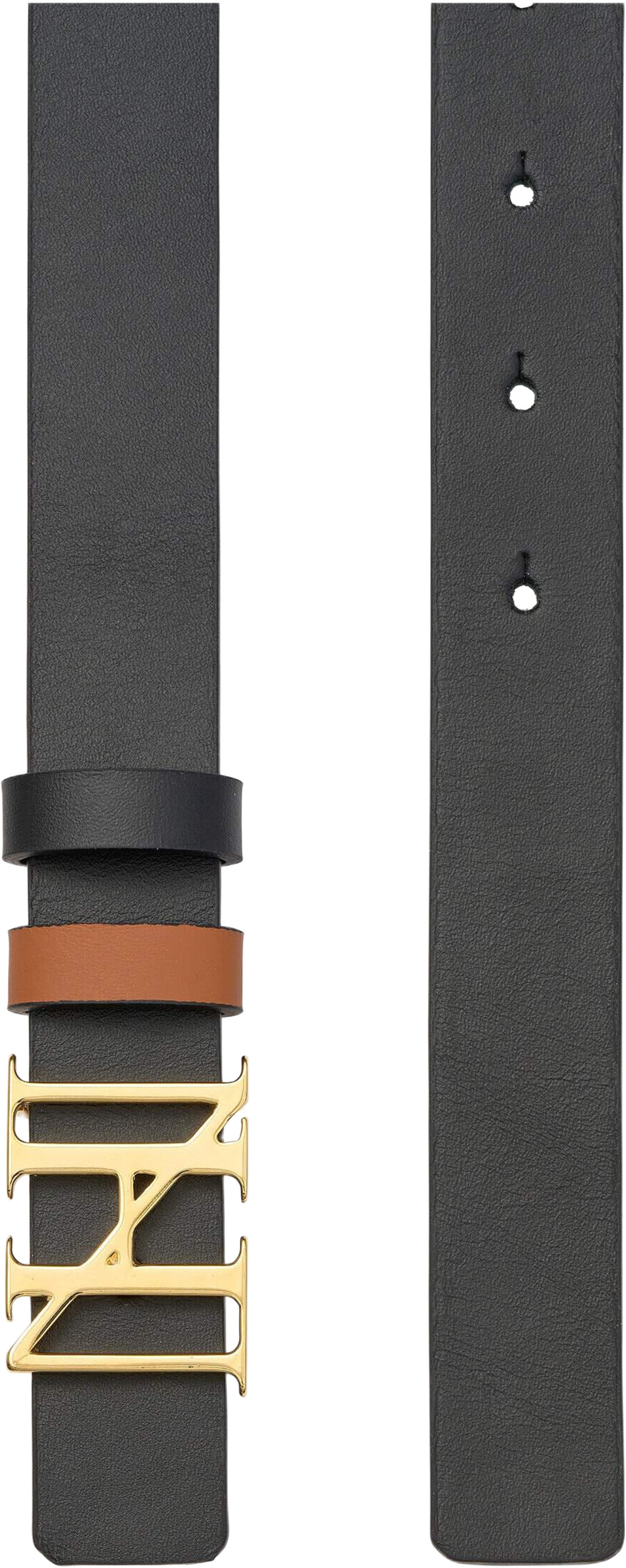 Veneto Logo Belt, från Newhouse, i färgen svart. Klicka för att öppna bilden i stort format