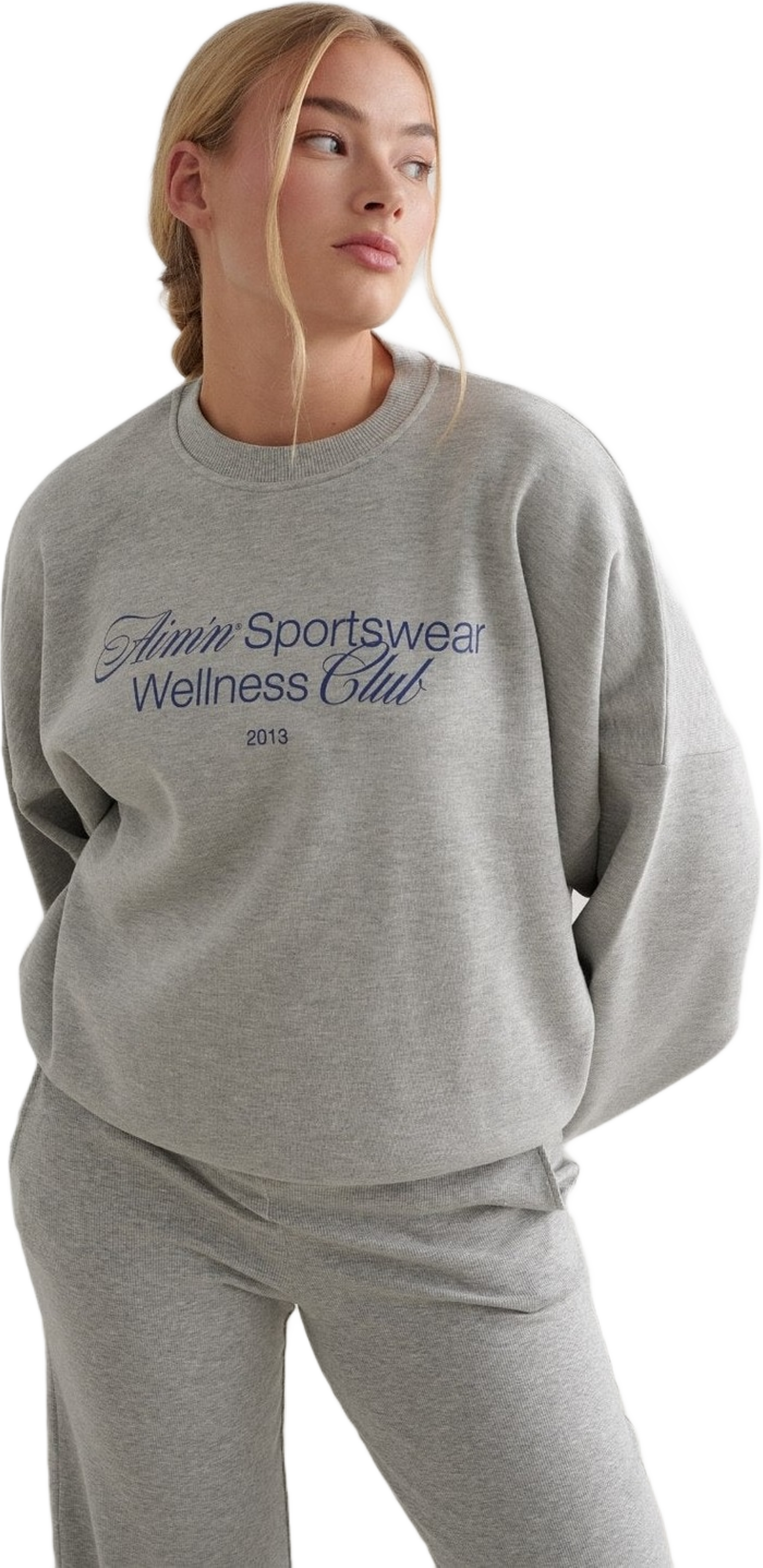 Grey Melange Wellness Sweatshirt