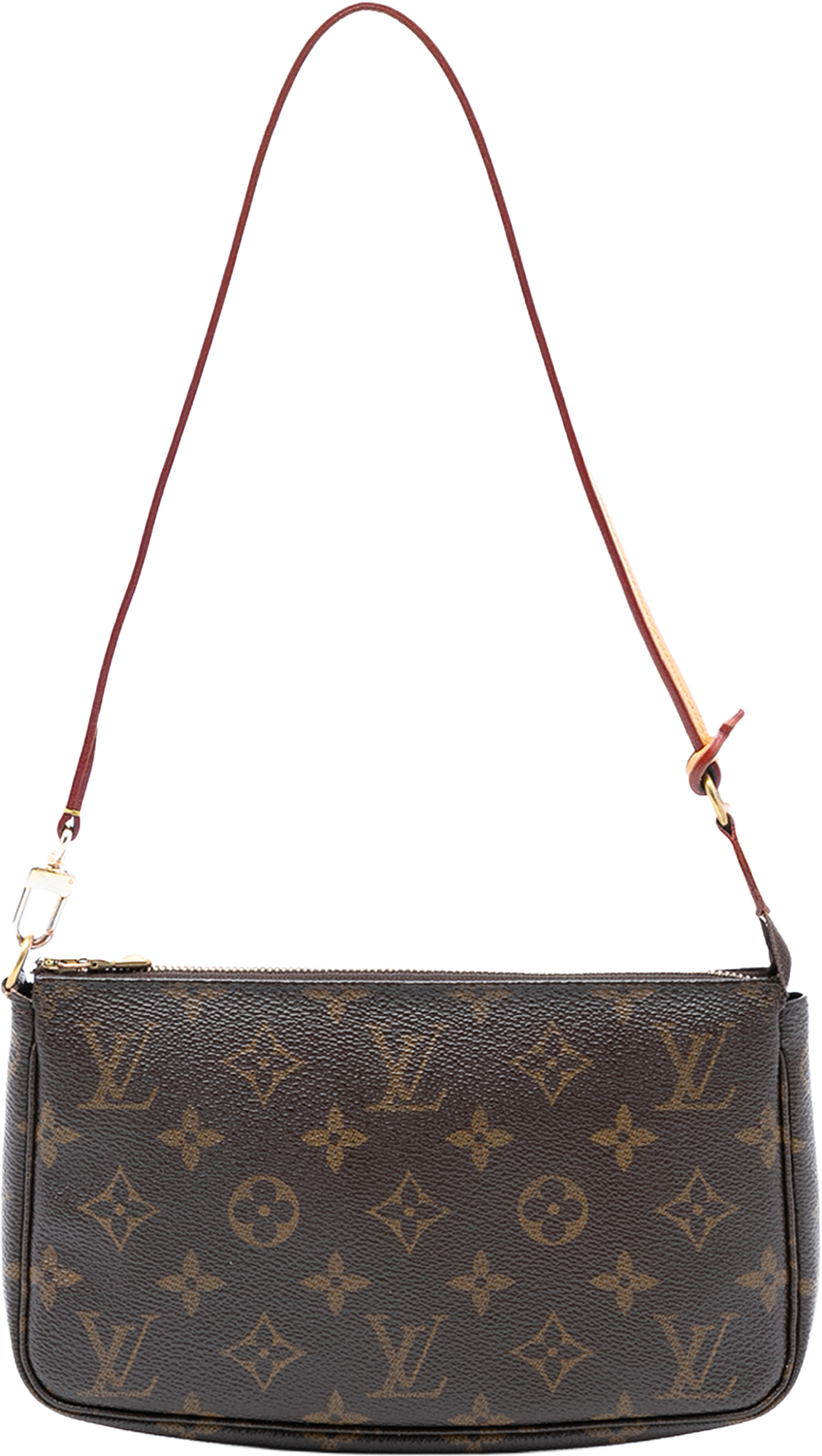 Louis Vuitton Monogram Pochette Accessoires, från Luxclusif, i färgen brown. Klicka för att öppna bilden i stort format