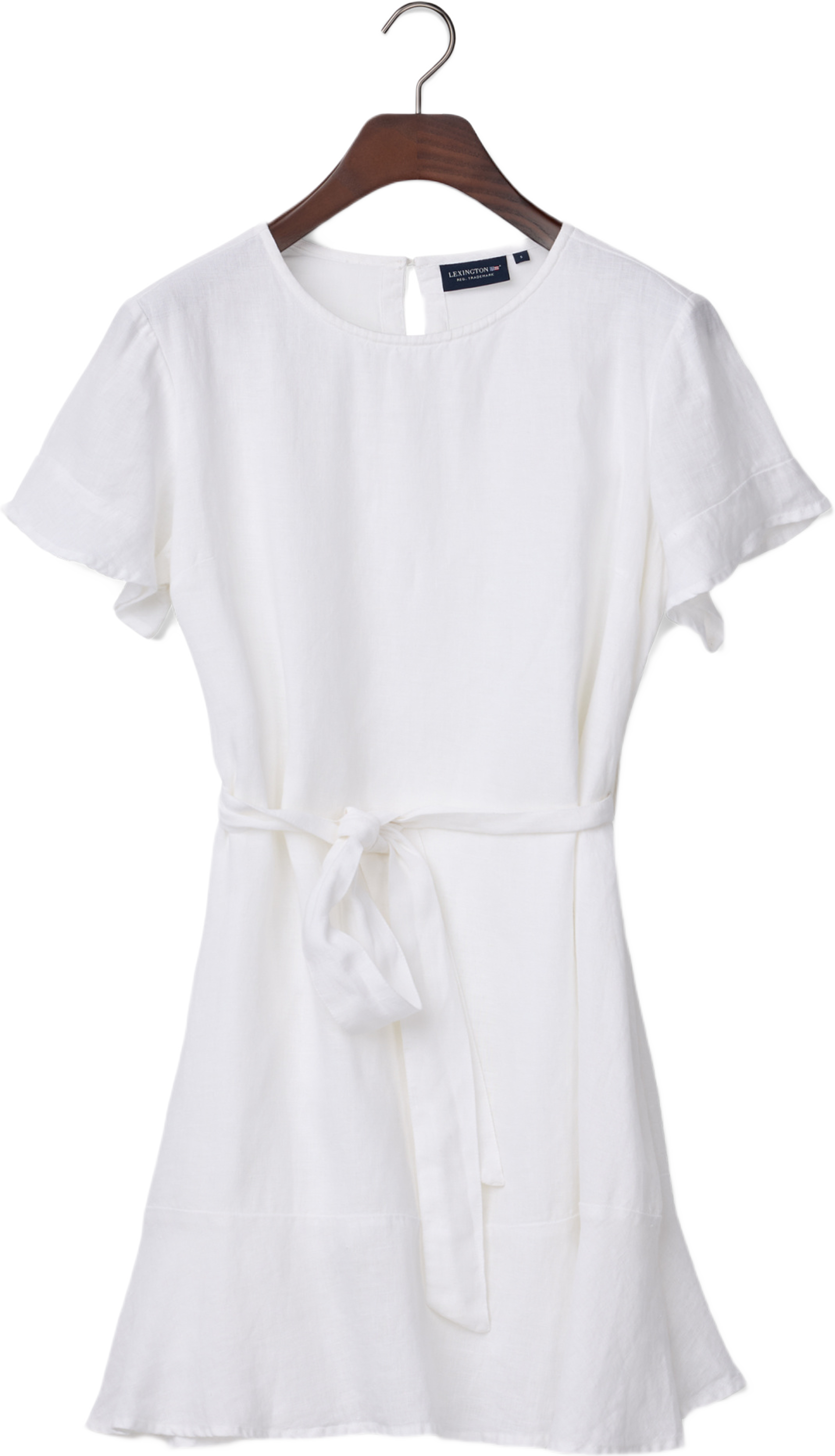 Belted Linen Dress
