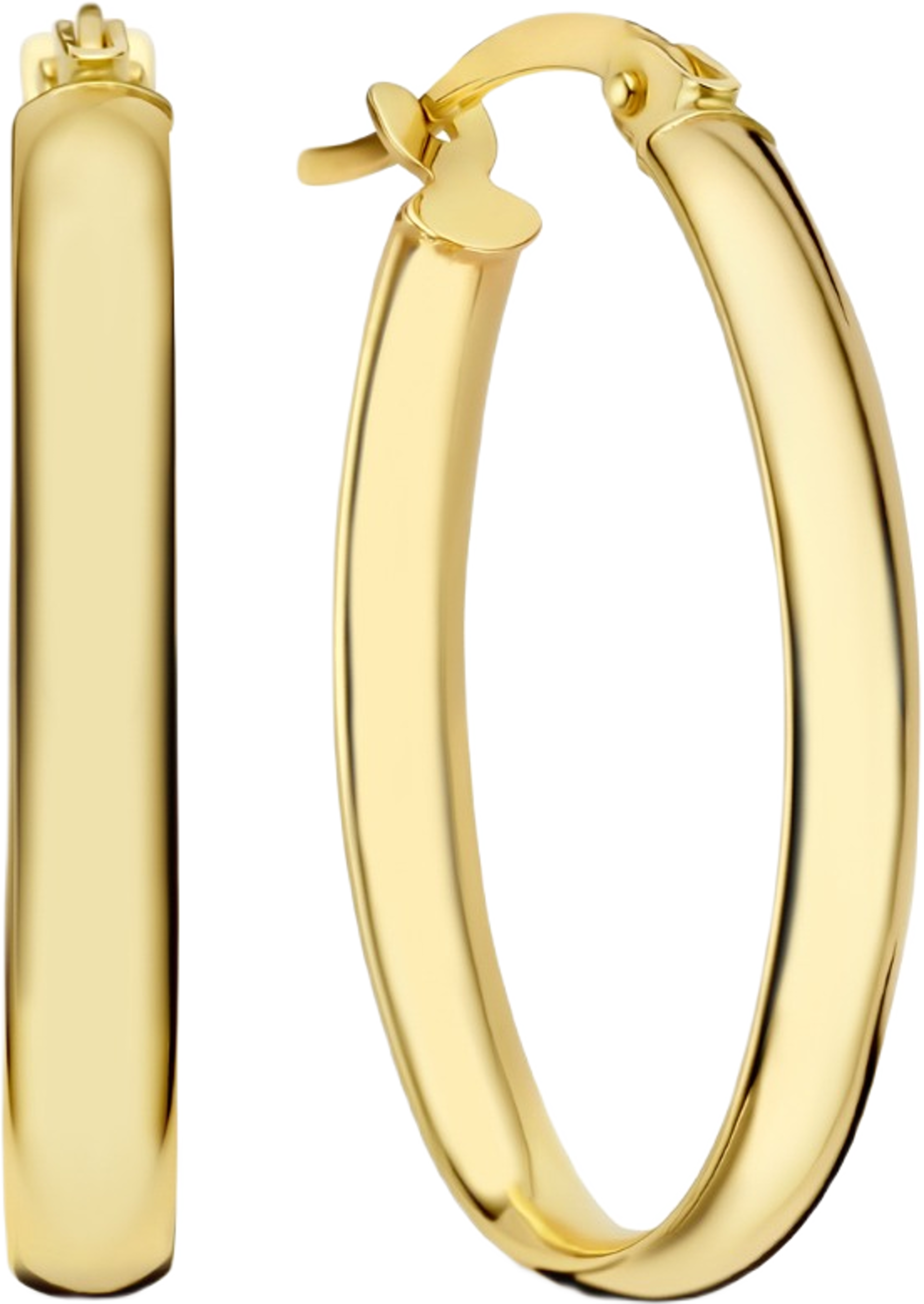 Rivoli 14 Karat Guld Creoler