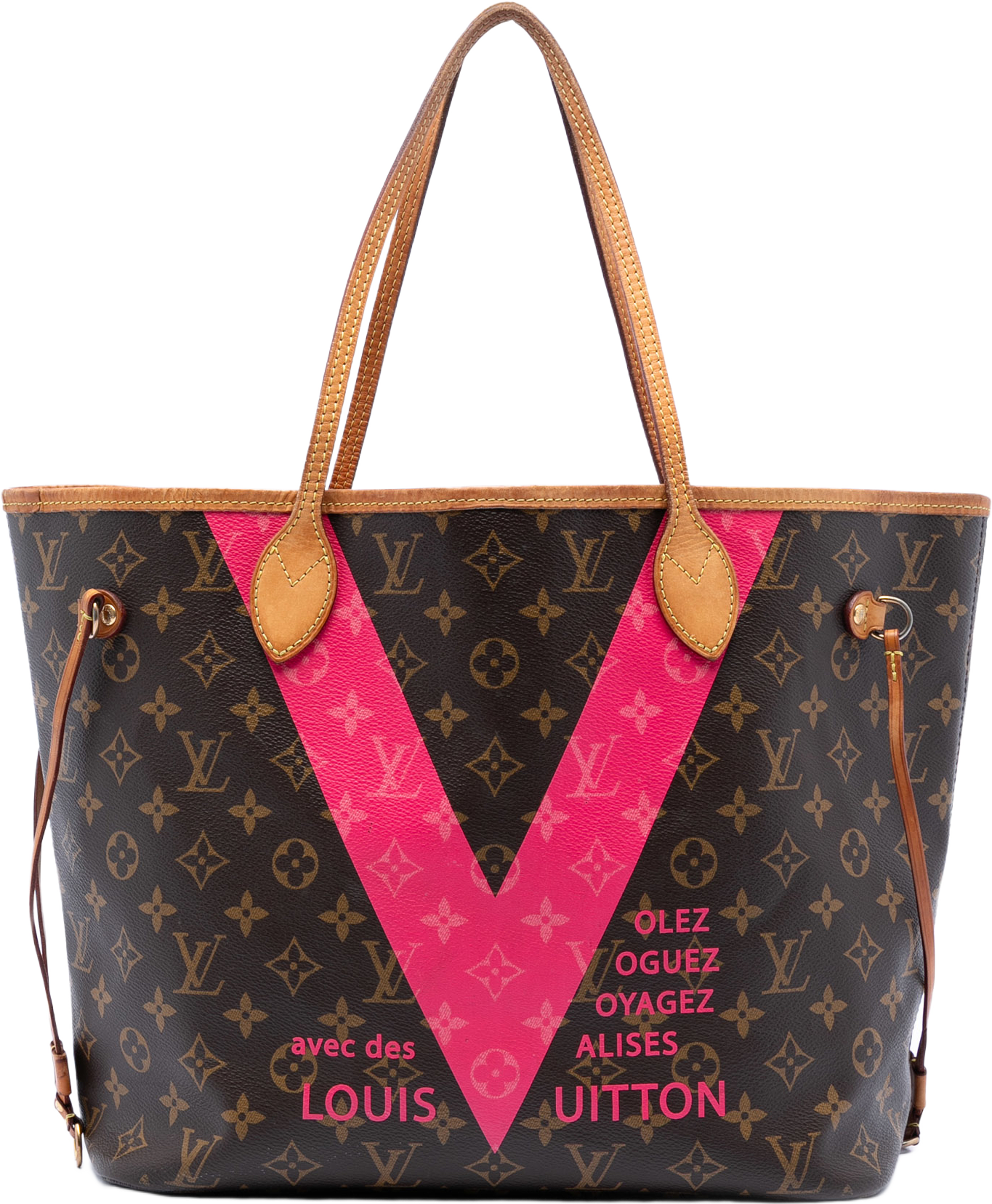 Louis Vuitton Monogram V Neverfull Mm, från Luxclusif, i färgen brown. Klicka för att öppna bilden i stort format