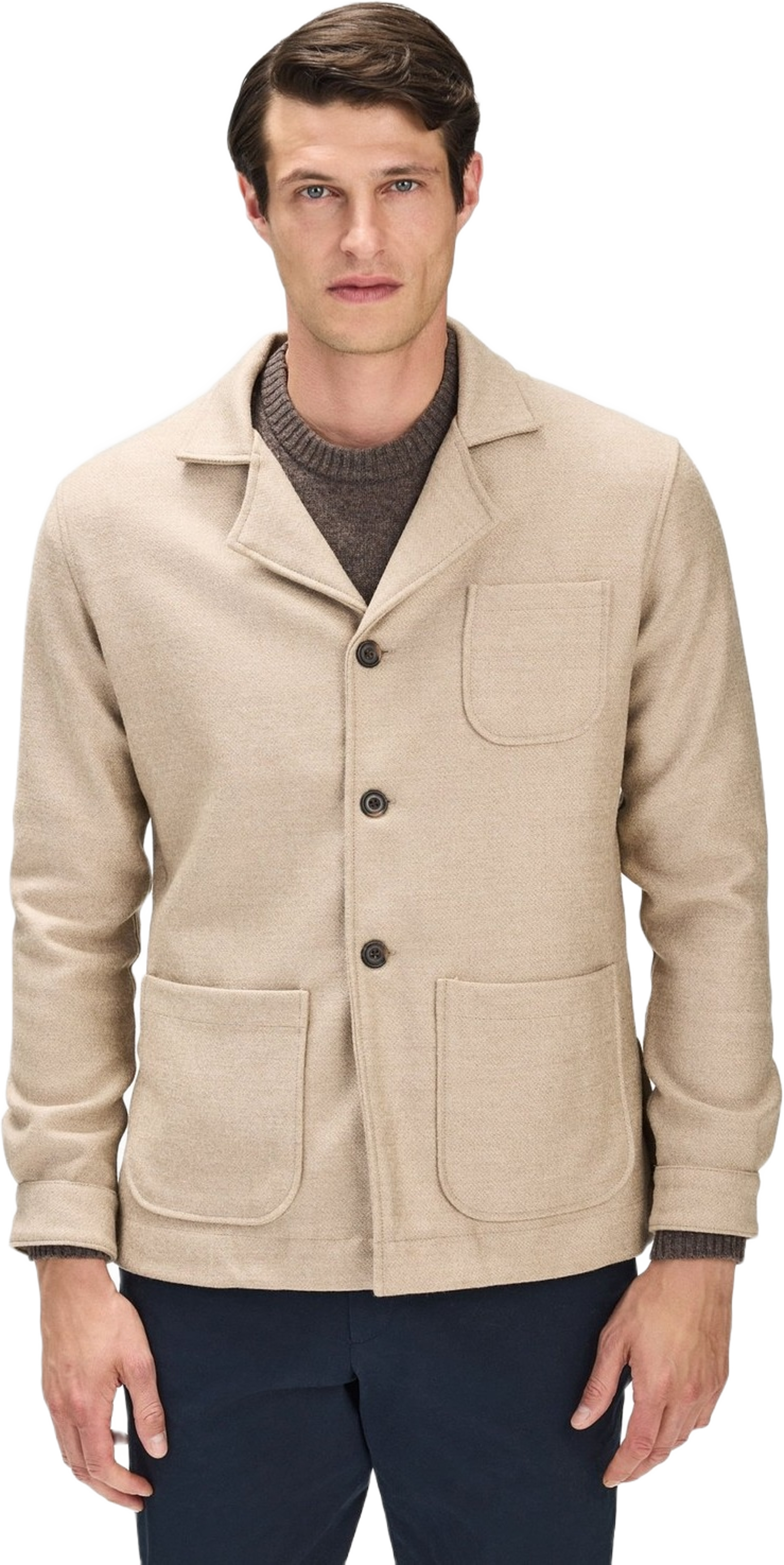 Wool Blend Jacket Basil