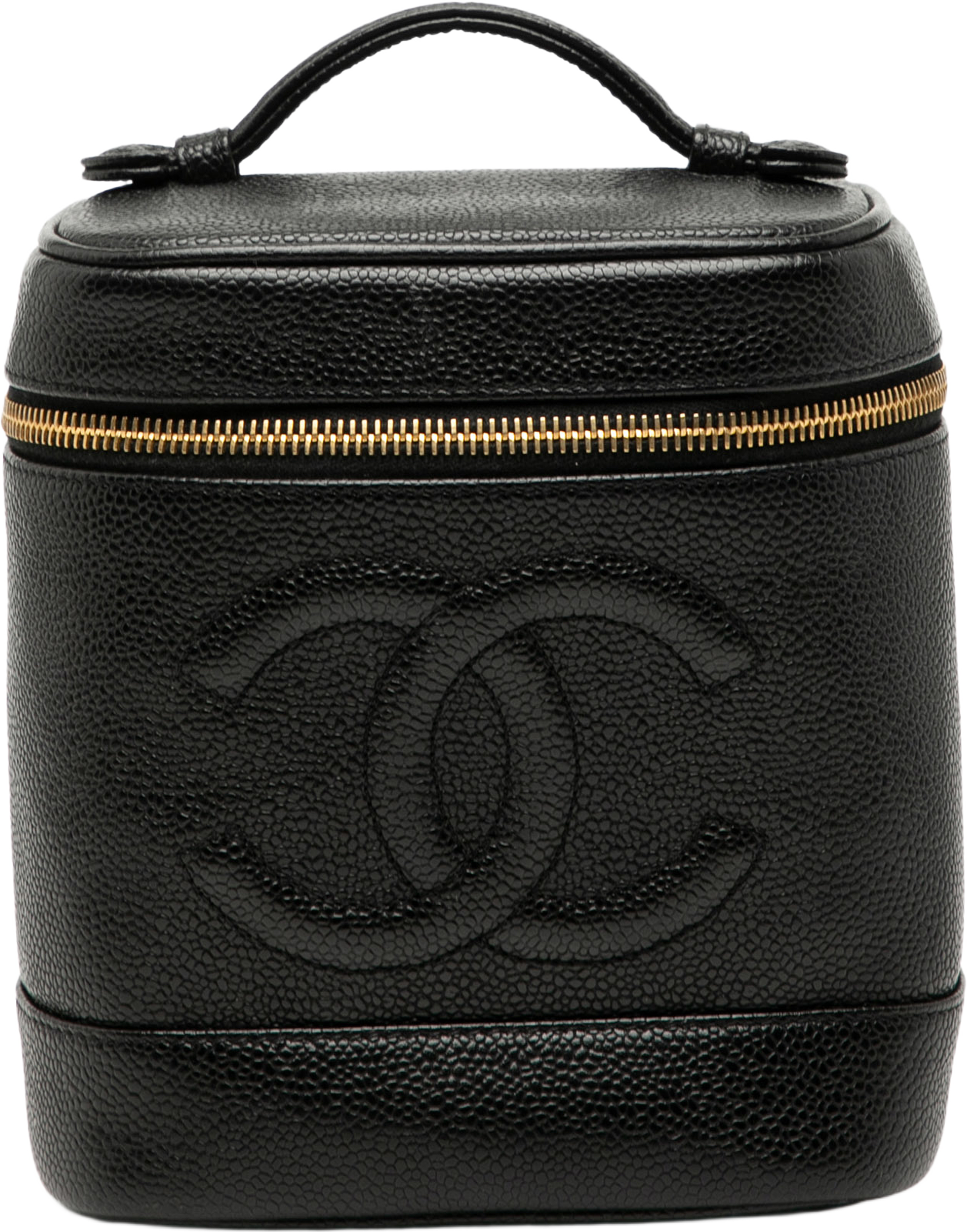 Chanel Cc Caviar Vanity Bag, från Luxclusif, i färgen black. Klicka för att öppna bilden i stort format