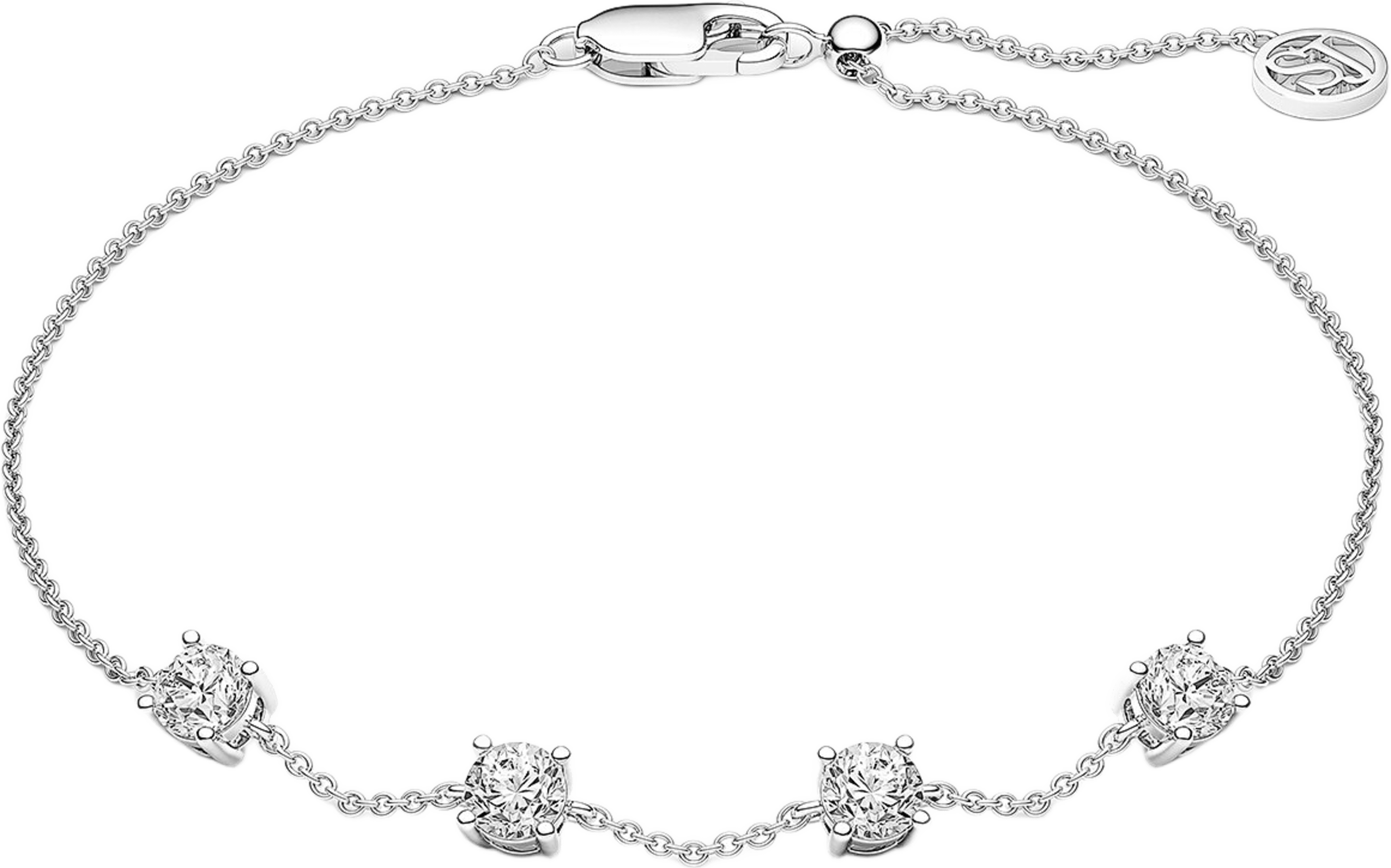 Princess Quattro Bracelet, från Sif Jakobs Jewellery, i färgen silver. Klicka för att öppna bilden i stort format