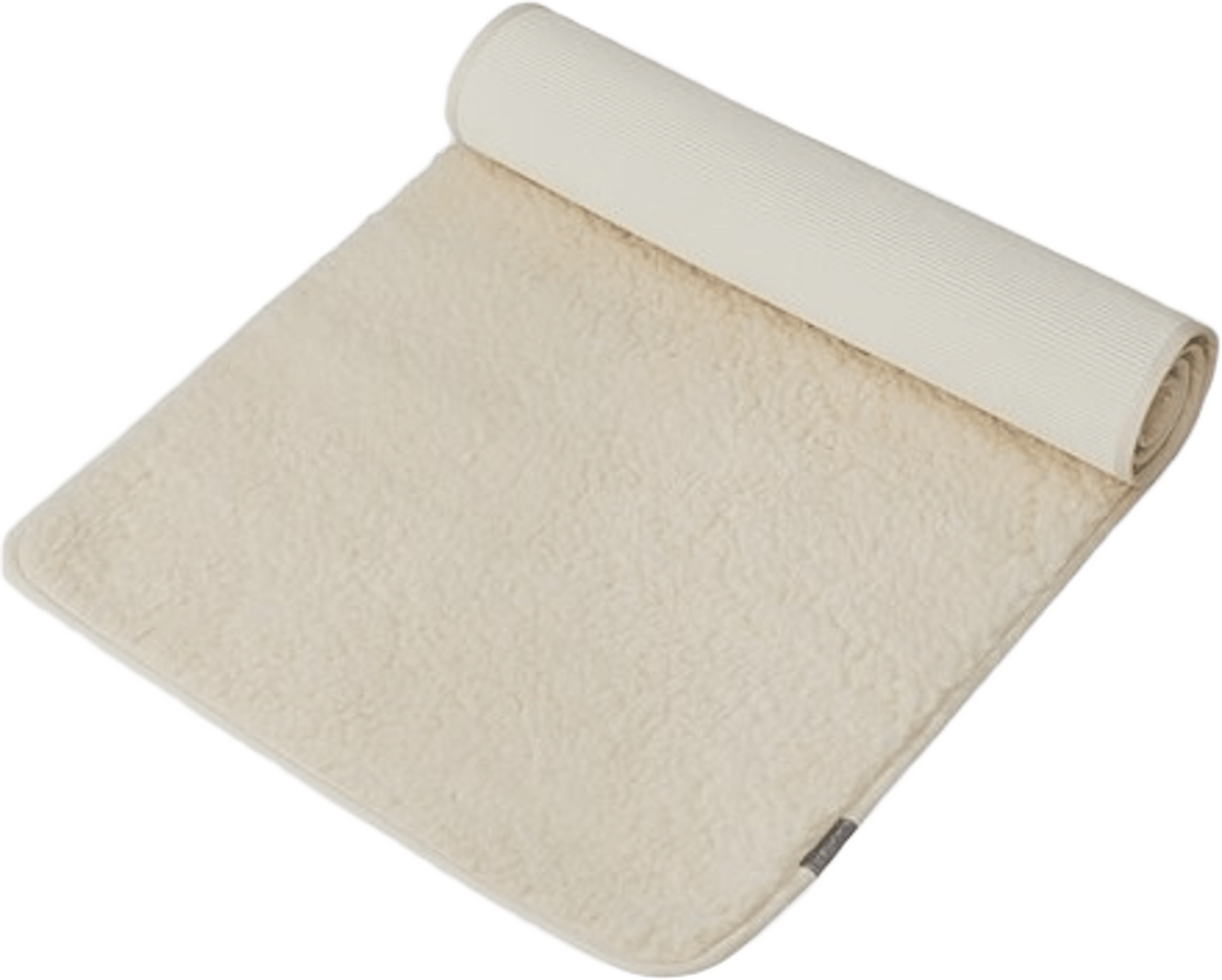 Yogamatta Ull Premium Wool Mat, Silver Grey, 90 X 200 Cm - Yogiraj