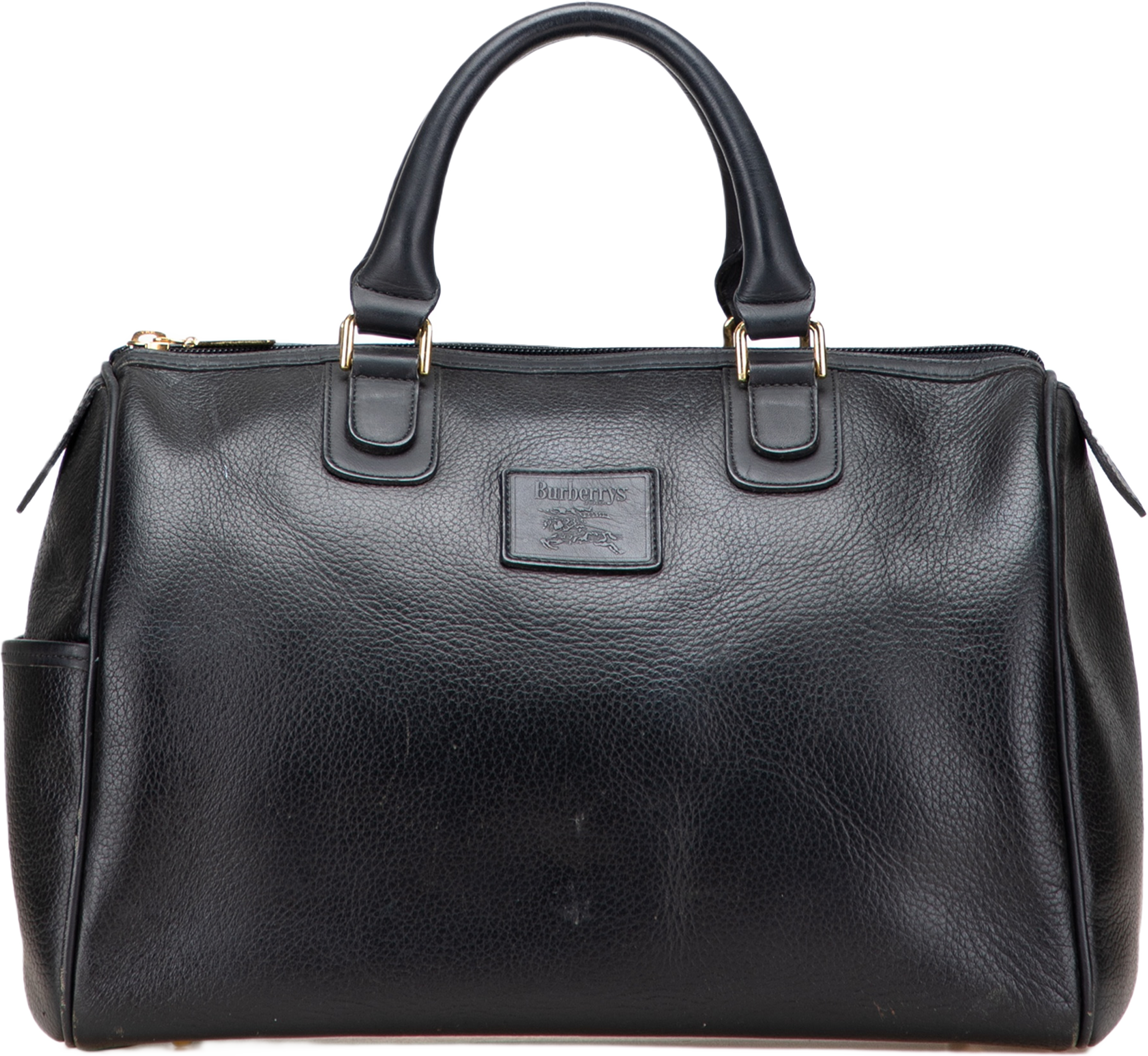 Burberry Leather Boston
