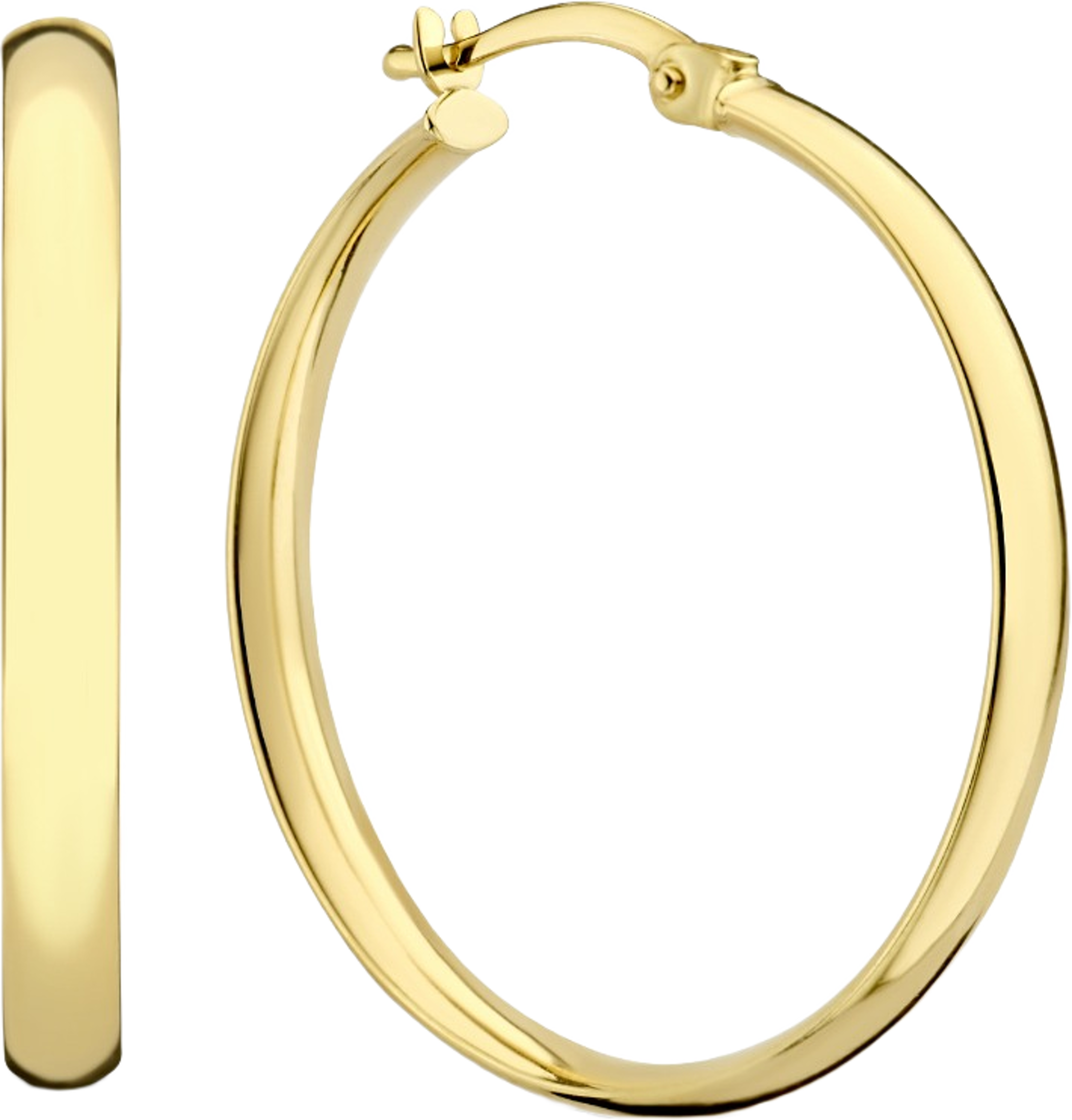 Rivoli 14 Karat Guld Creoler