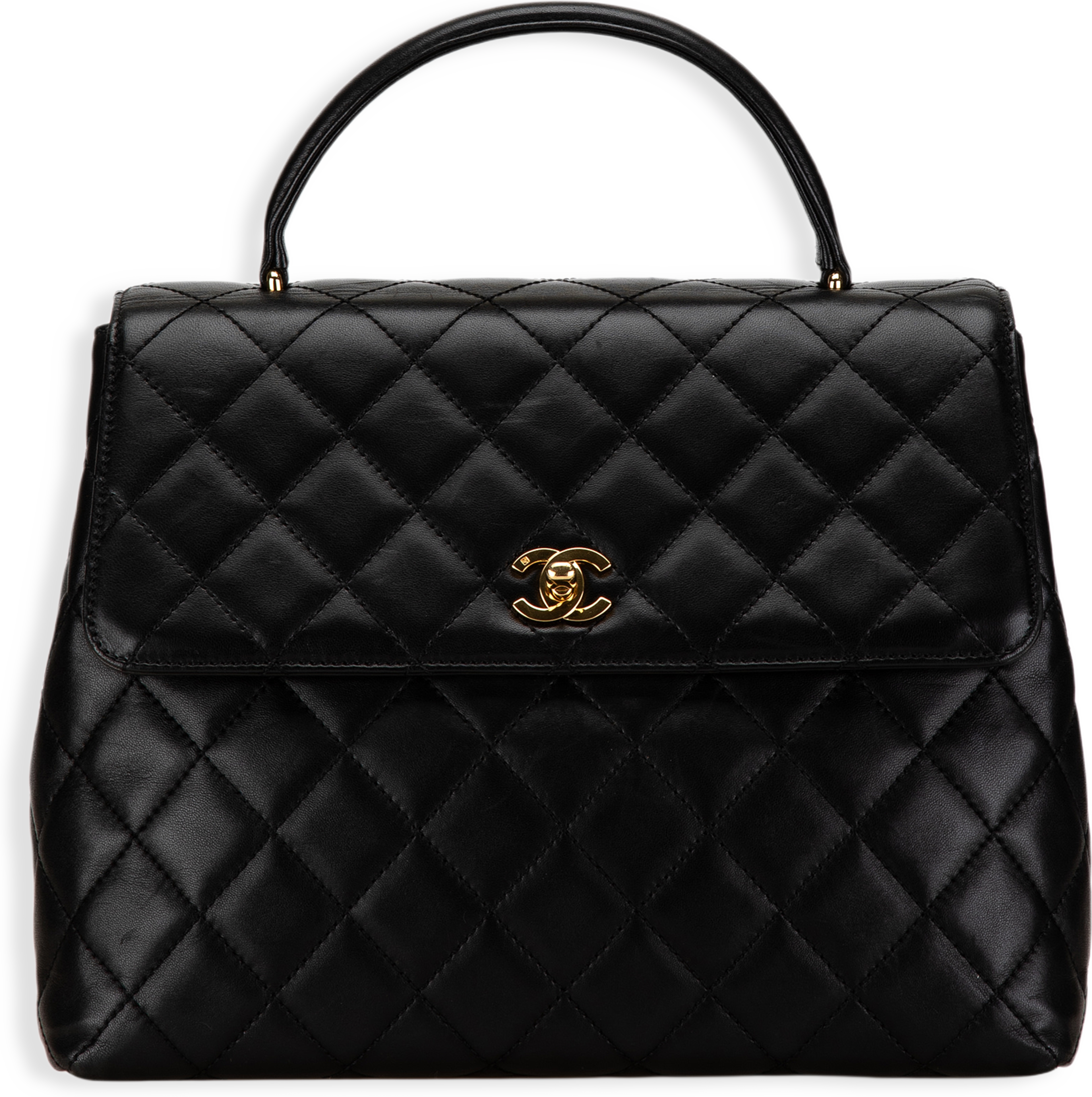 Chanel Lambskin Kelly Top Handle