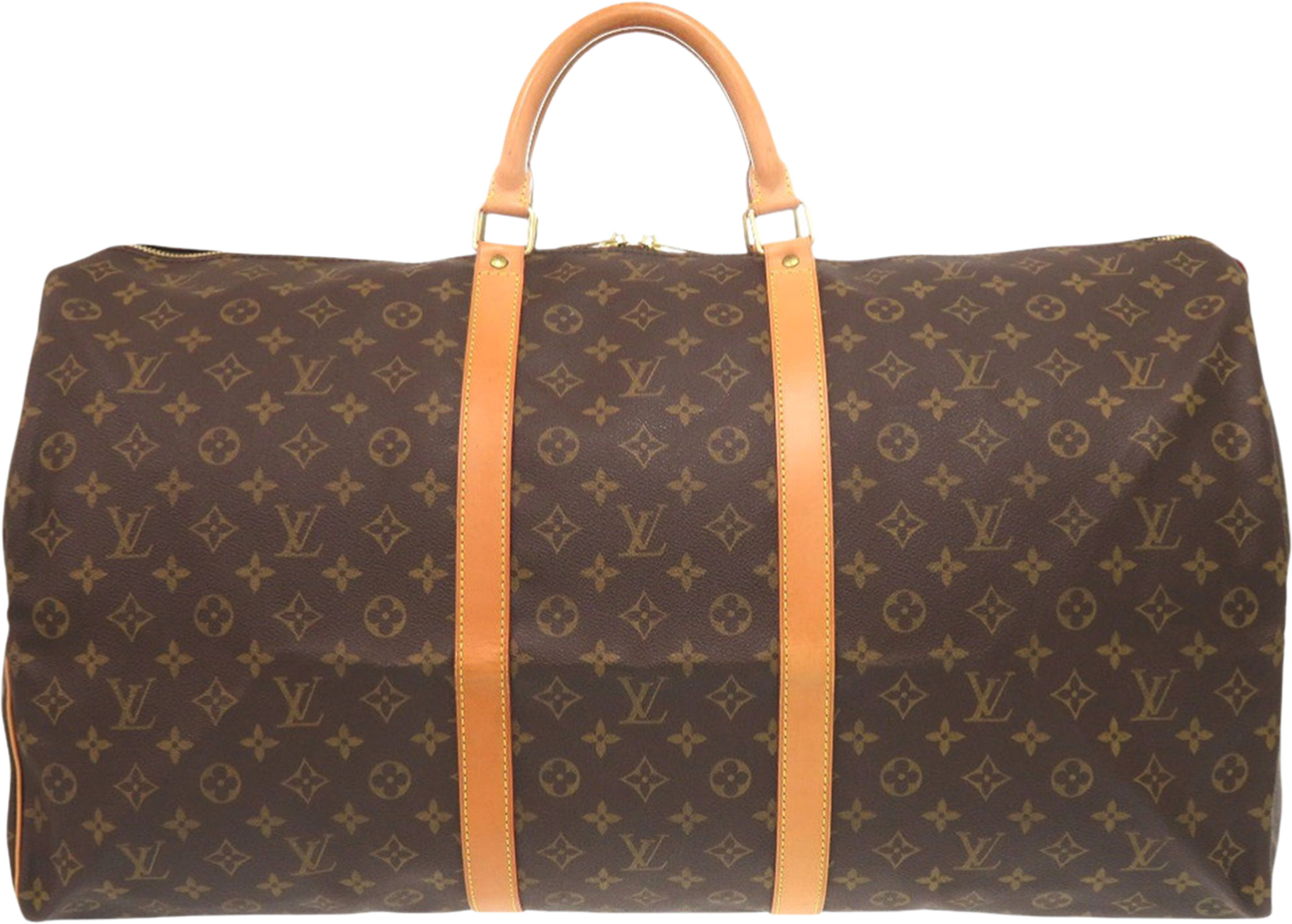 Louis Vuitton Monogram Keepall 60, från Luxclusif, i färgen brown. Klicka för att öppna bilden i stort format