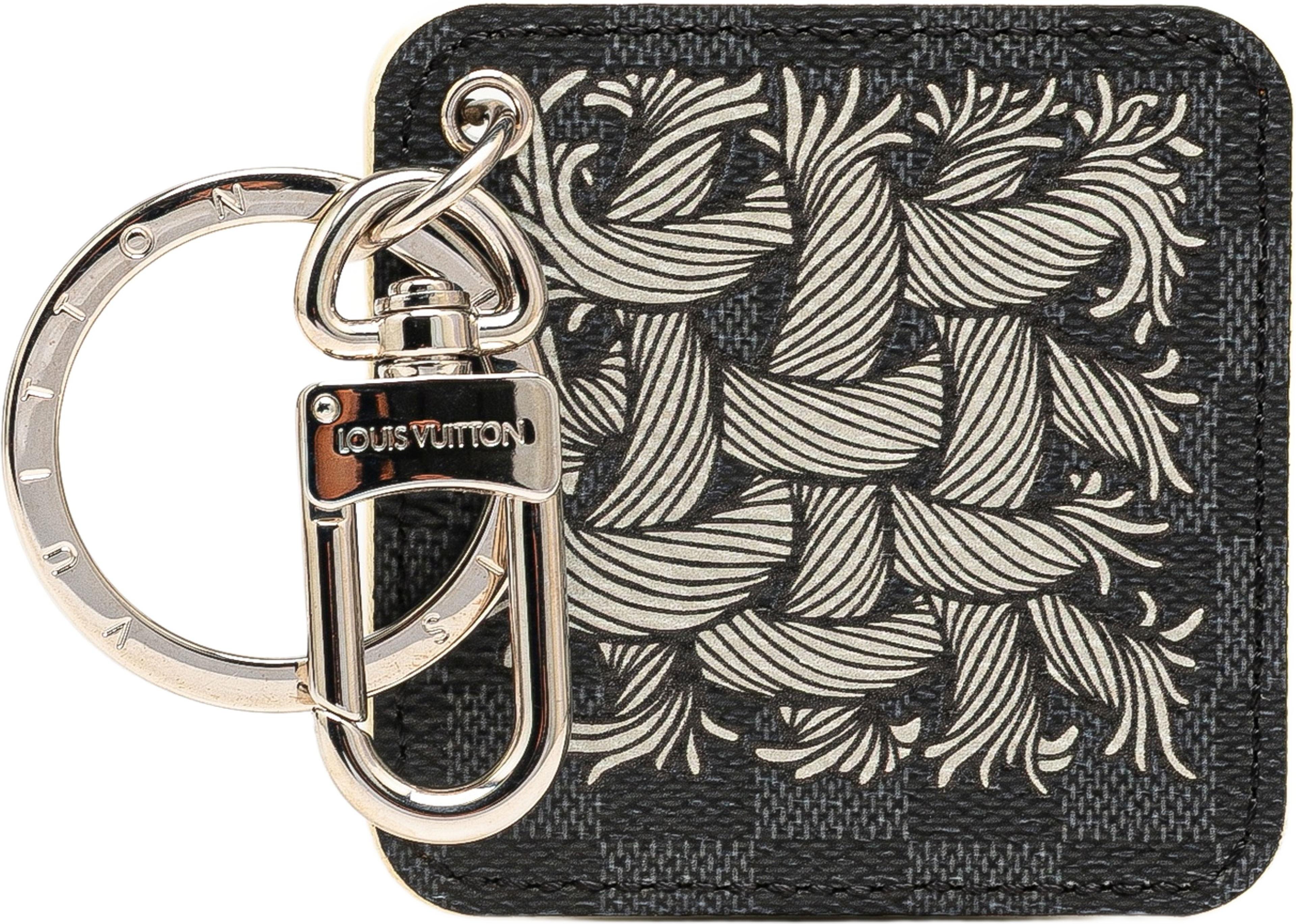 Louis Vuitton Christopher Nemeth Damier Graphite Rope Key Holder Bag Charm, från Luxclusif, i färgen black.
