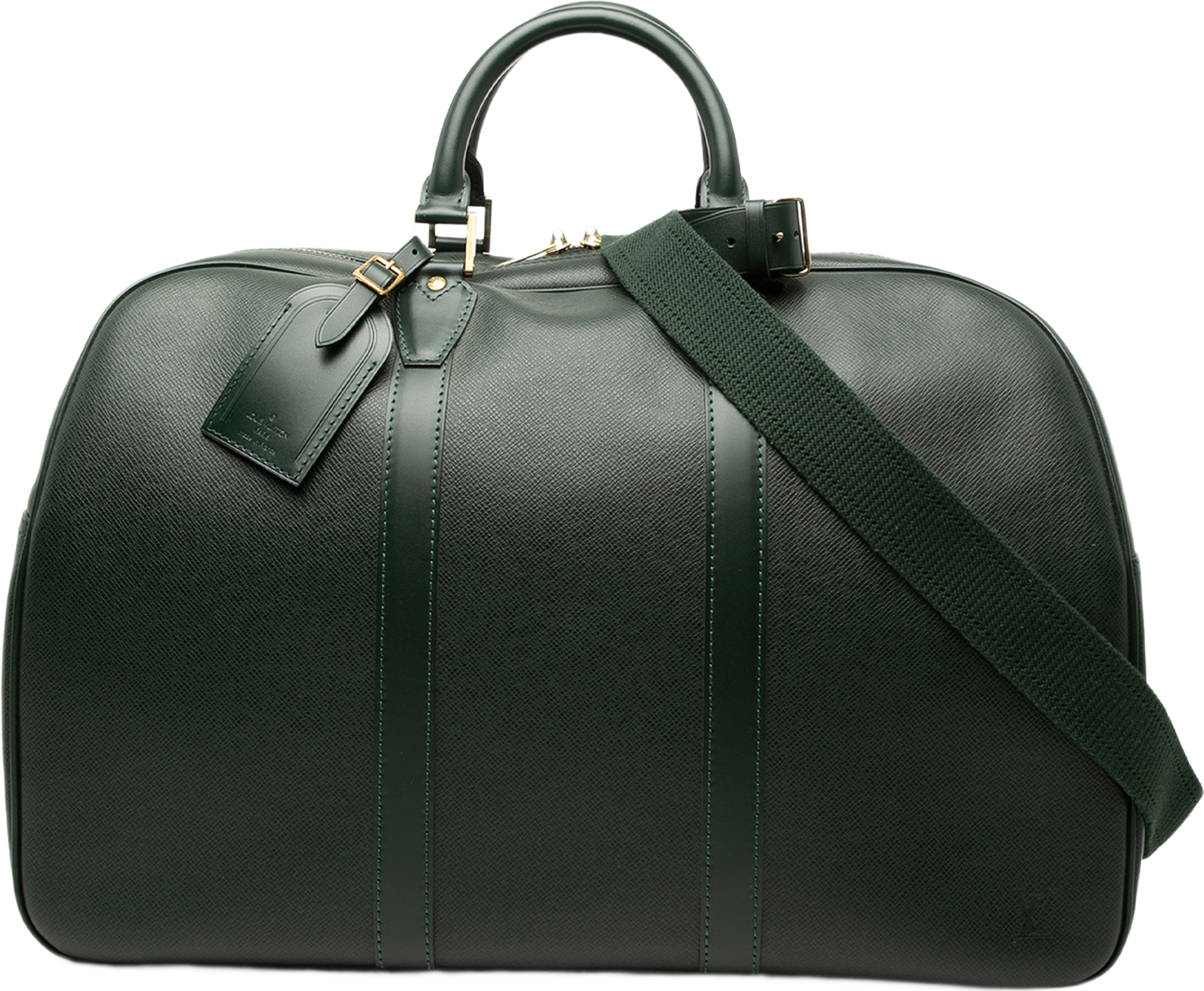 Louis Vuitton Taiga Kendall Pm, från Luxclusif, i färgen dark green. Klicka för att öppna bilden i stort format