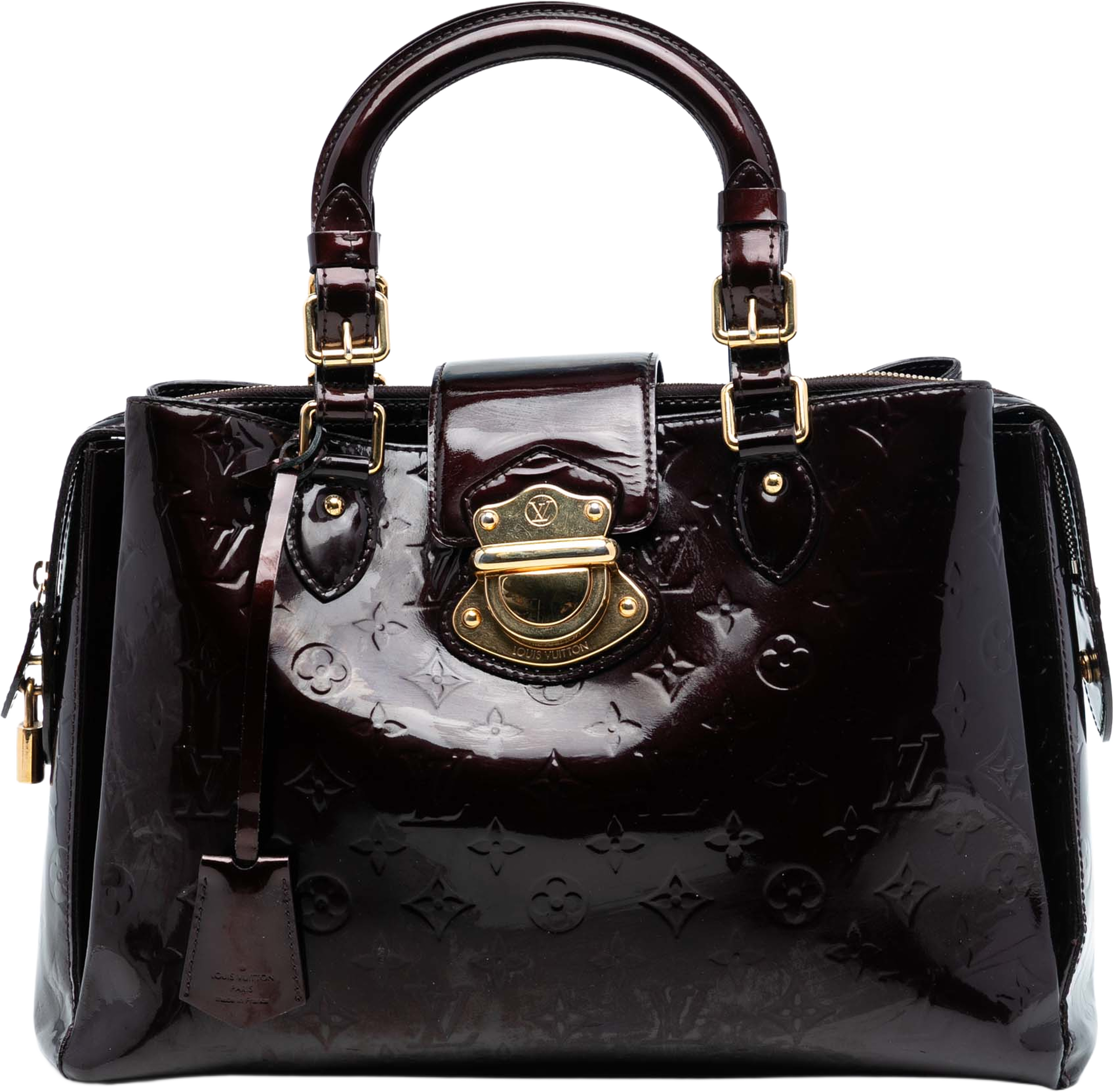 Louis Vuitton Monogram Vernis Melrose Avenue, från Luxclusif, i färgen purple. Klicka för att öppna bilden i stort format