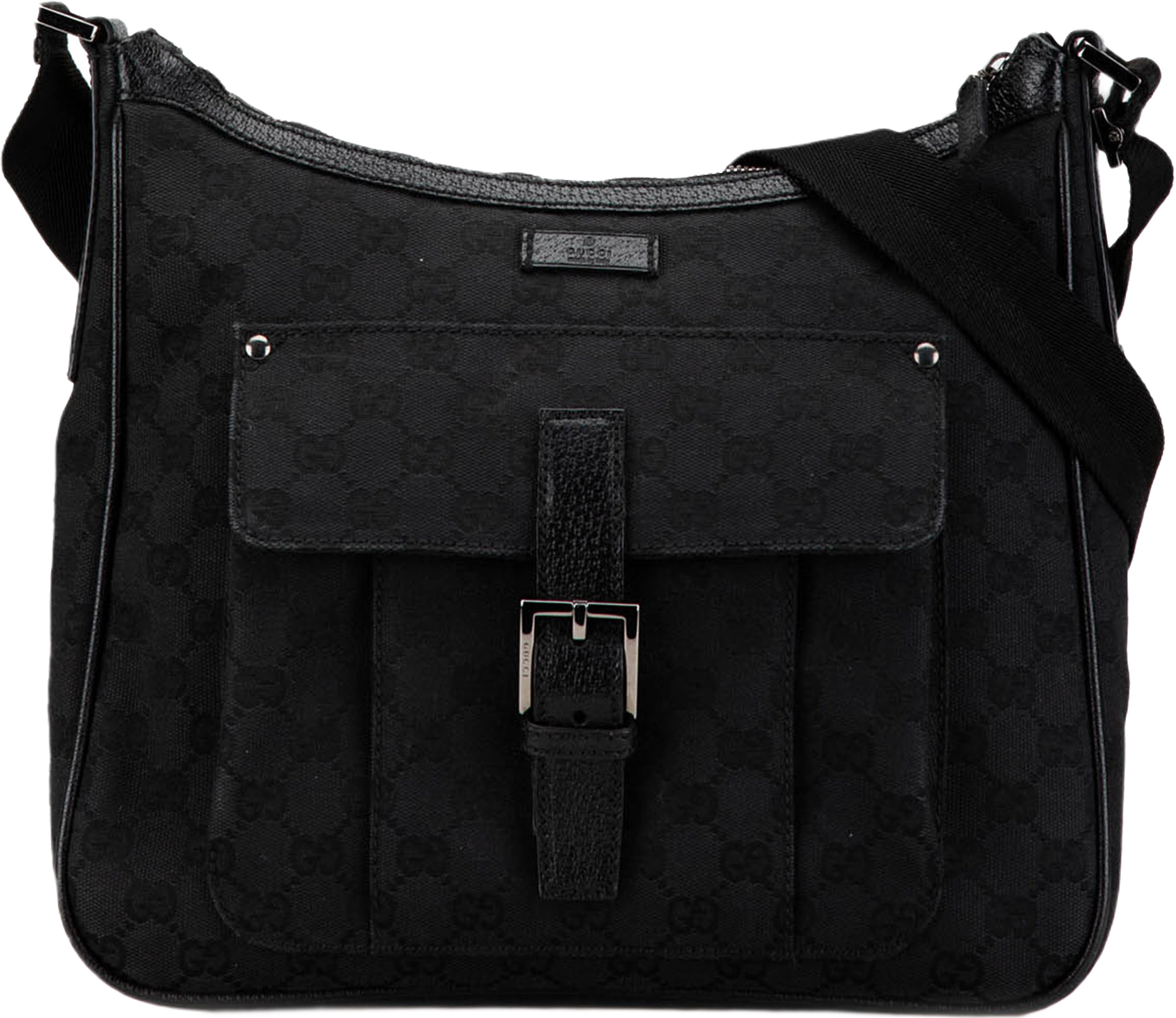 Gucci Gg Canvas Crossbody, från Luxclusif, i färgen black. Klicka för att öppna bilden i stort format
