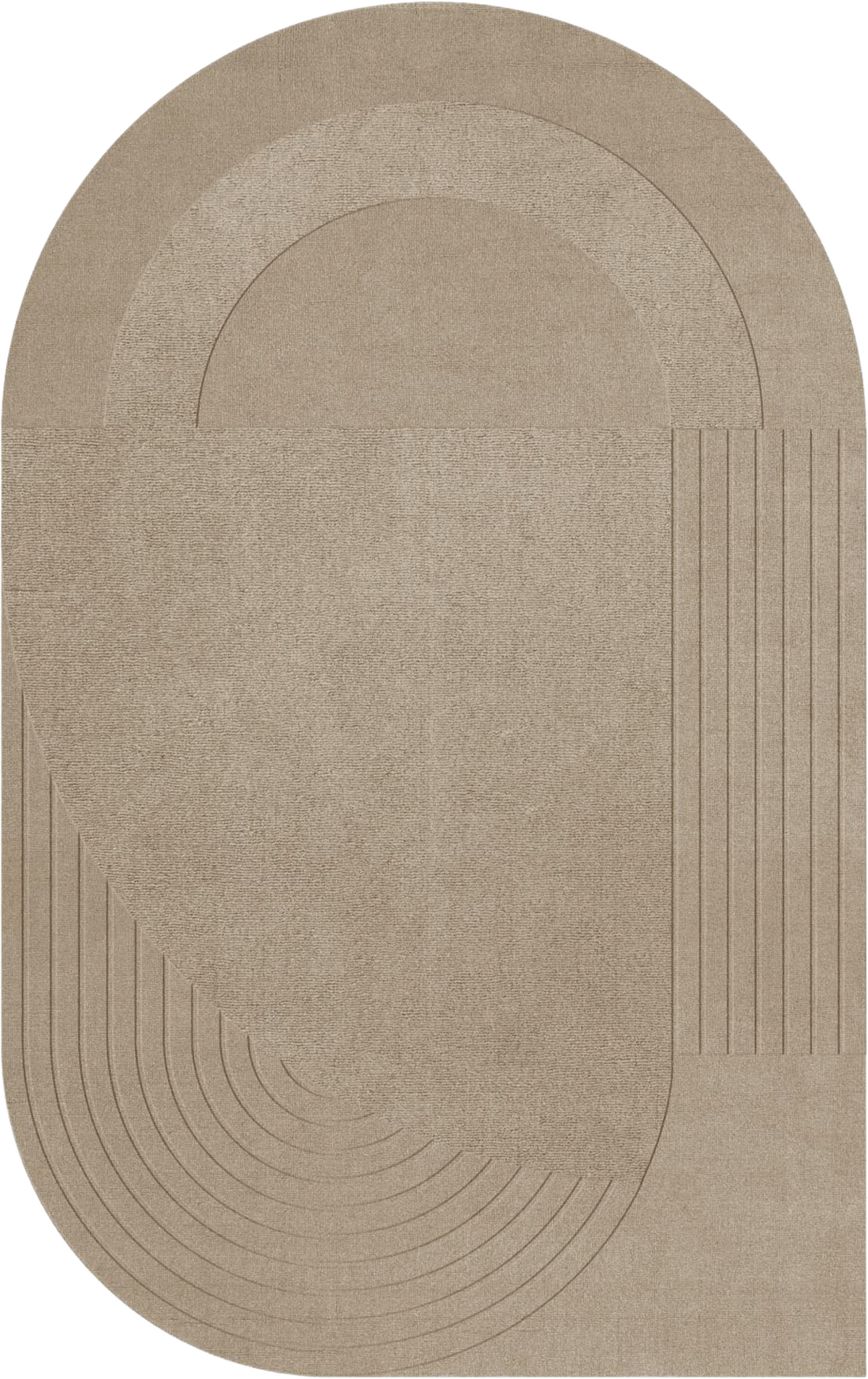 Circular Sand, från Layered, i färgen sand. Klicka för att öppna bilden i stort format