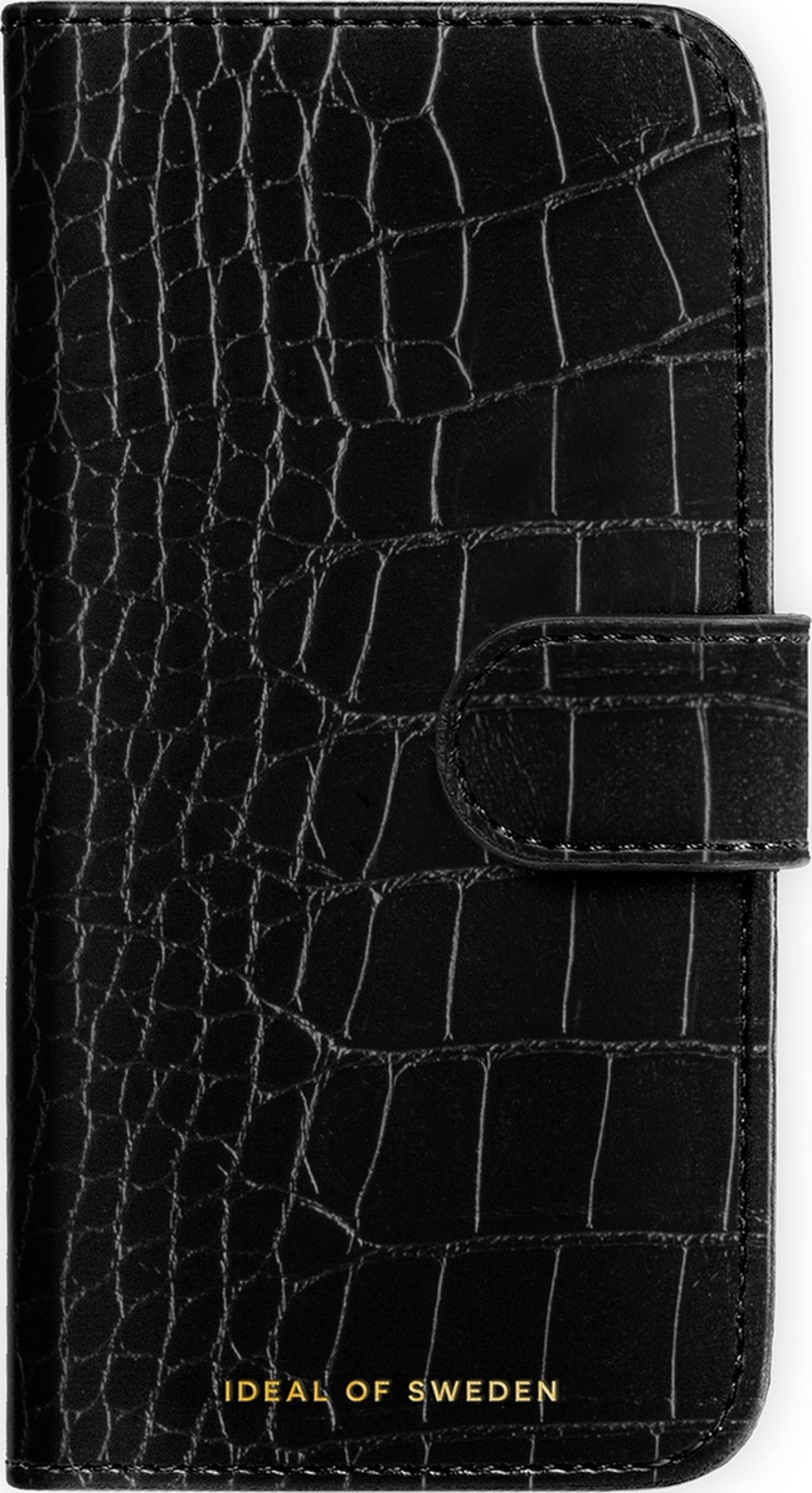 Magnet Wallet+ Iphone - Black Croco