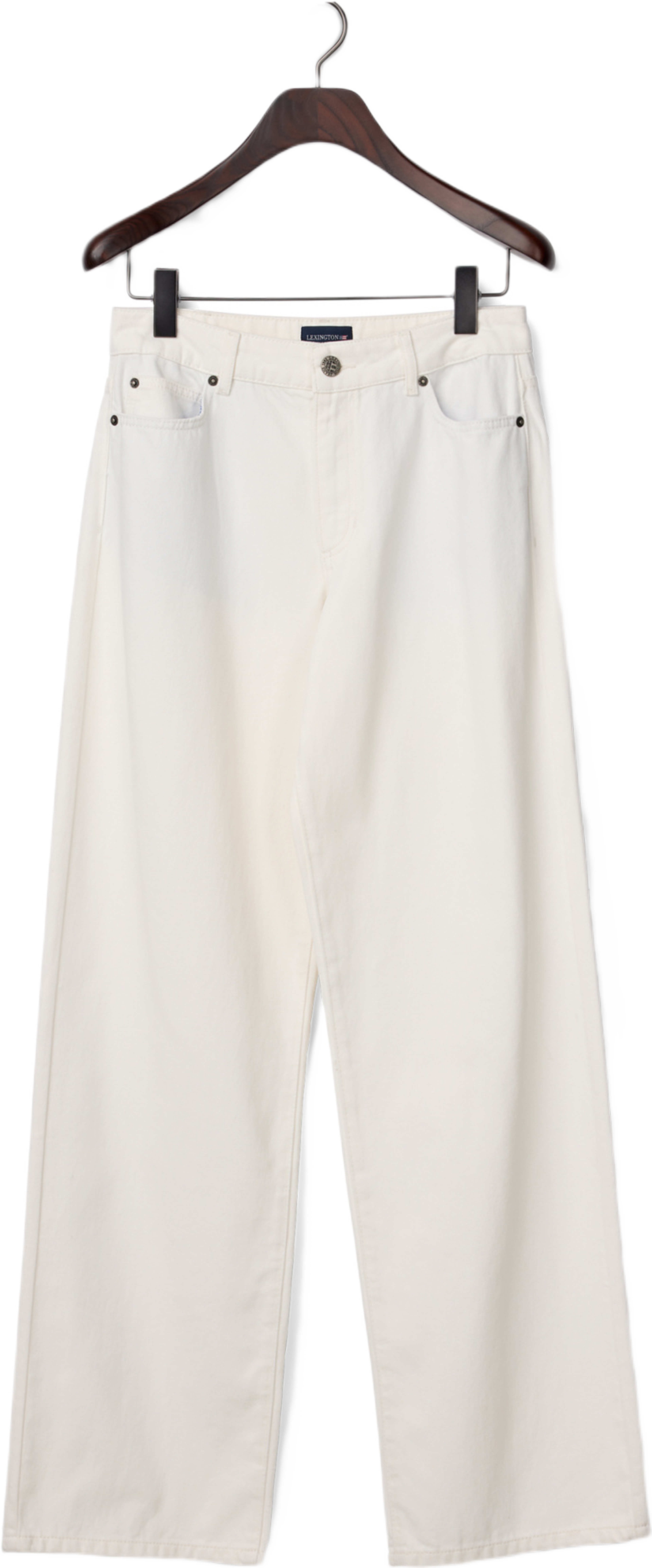 Mid-waist Straight-leg Jeans