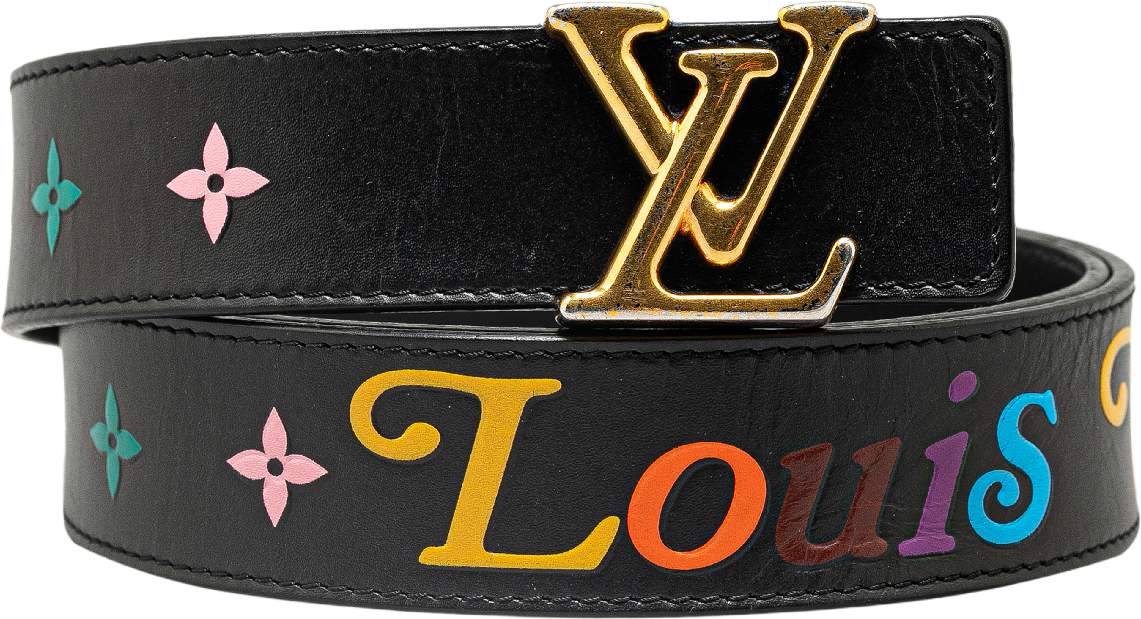 Louis Vuitton Monogram New Wave Belt, från Luxclusif, i färgen black. Klicka för att öppna bilden i stort format