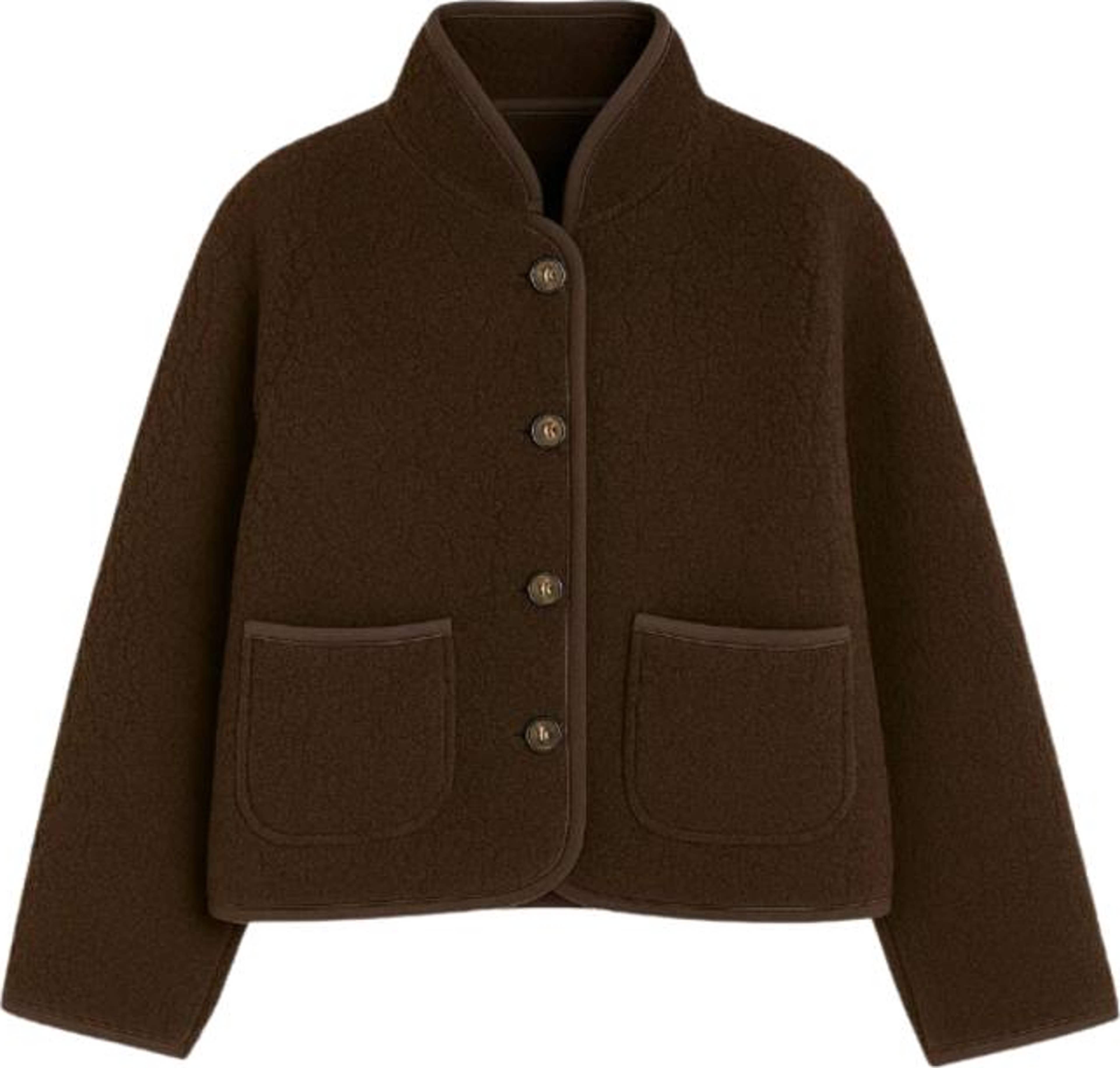 Malou, Teddy Jacket - Brown, från Tiffany, i färgen brown. Klicka för att öppna bilden i stort format