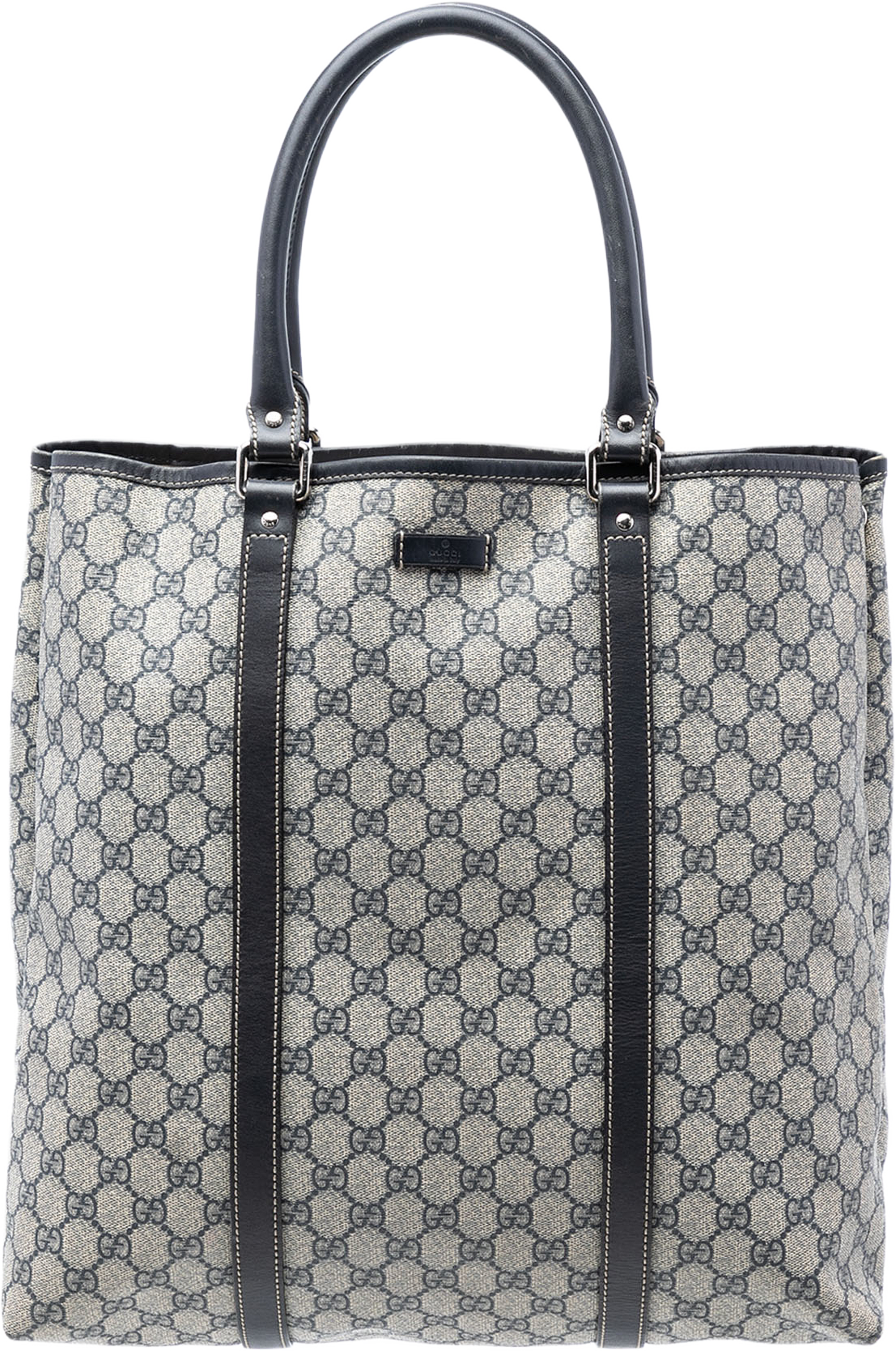 Gucci Gg Supreme Joy Vertical Tote, från Luxclusif, i färgen beige. Klicka för att öppna bilden i stort format