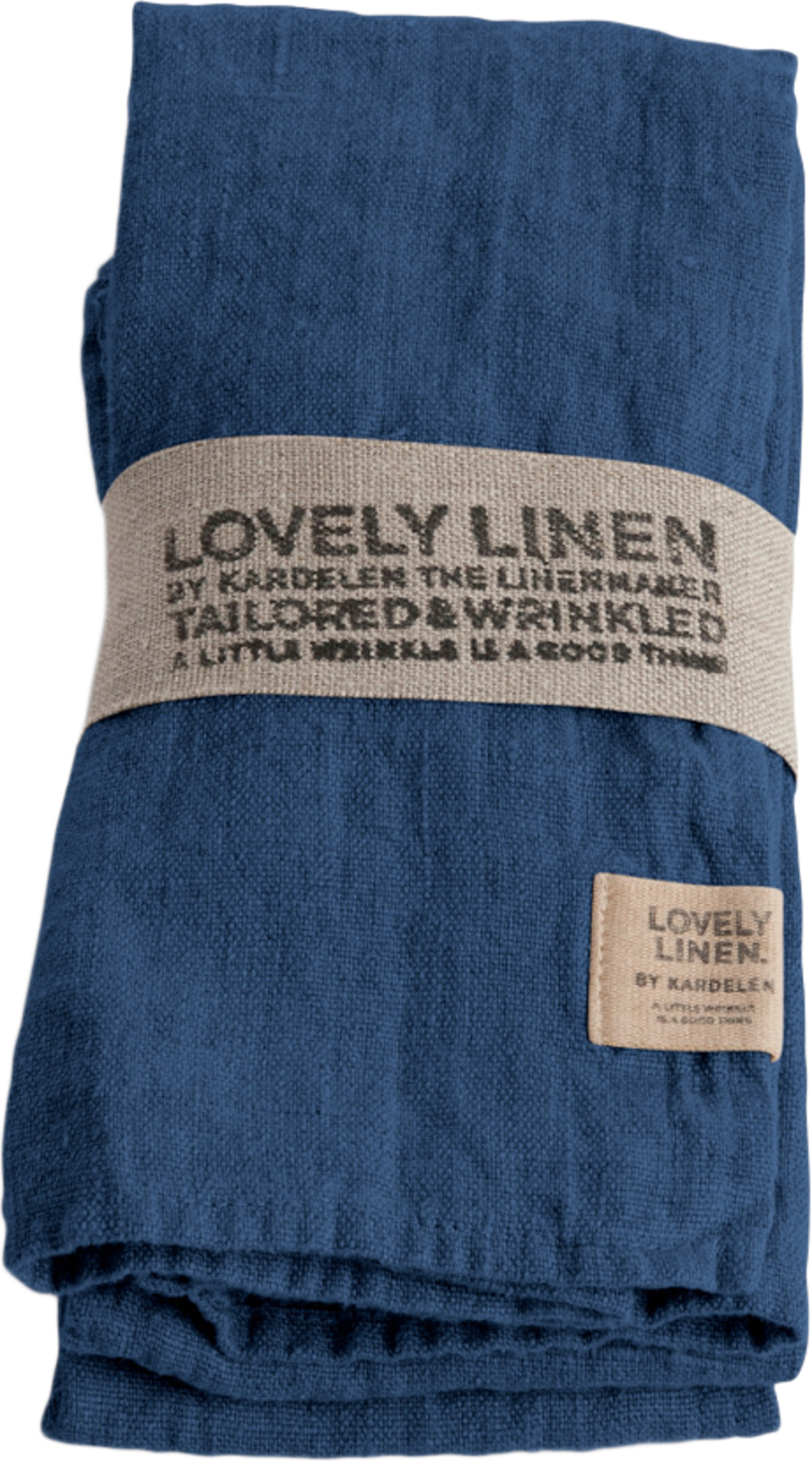 Servetter Lovely - Tvättat Lin, från Lovely Linen, i färgen denim blue. Klicka för att öppna bilden i stort format