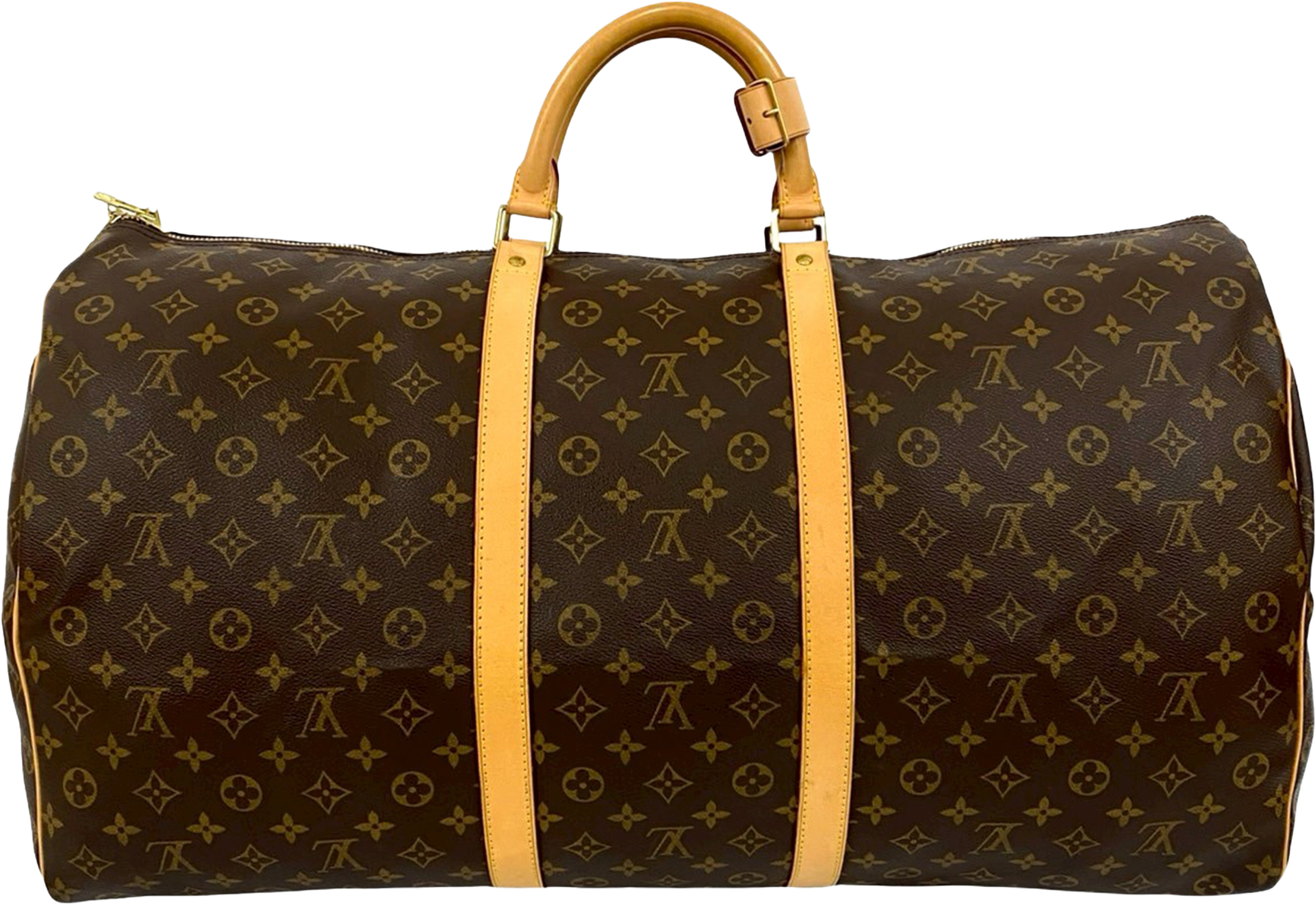 Louis Vuitton Monogram Keepall 60, från Luxclusif, i färgen brown. Klicka för att öppna bilden i stort format
