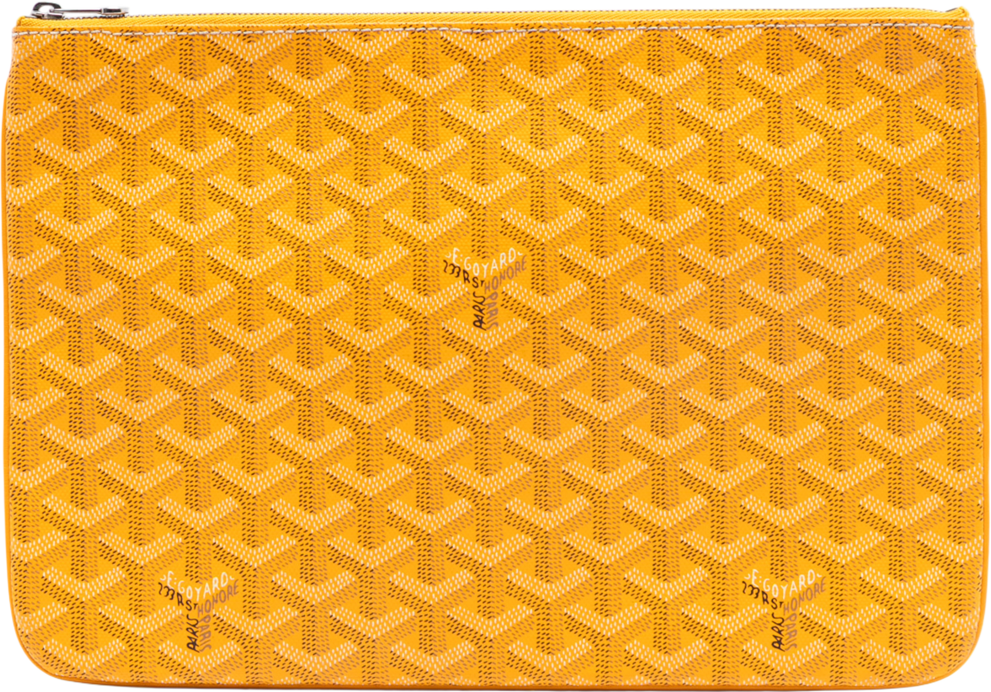 Goyard Goyardine Senat Mm, från Luxclusif, i färgen yellow. Klicka för att öppna bilden i stort format