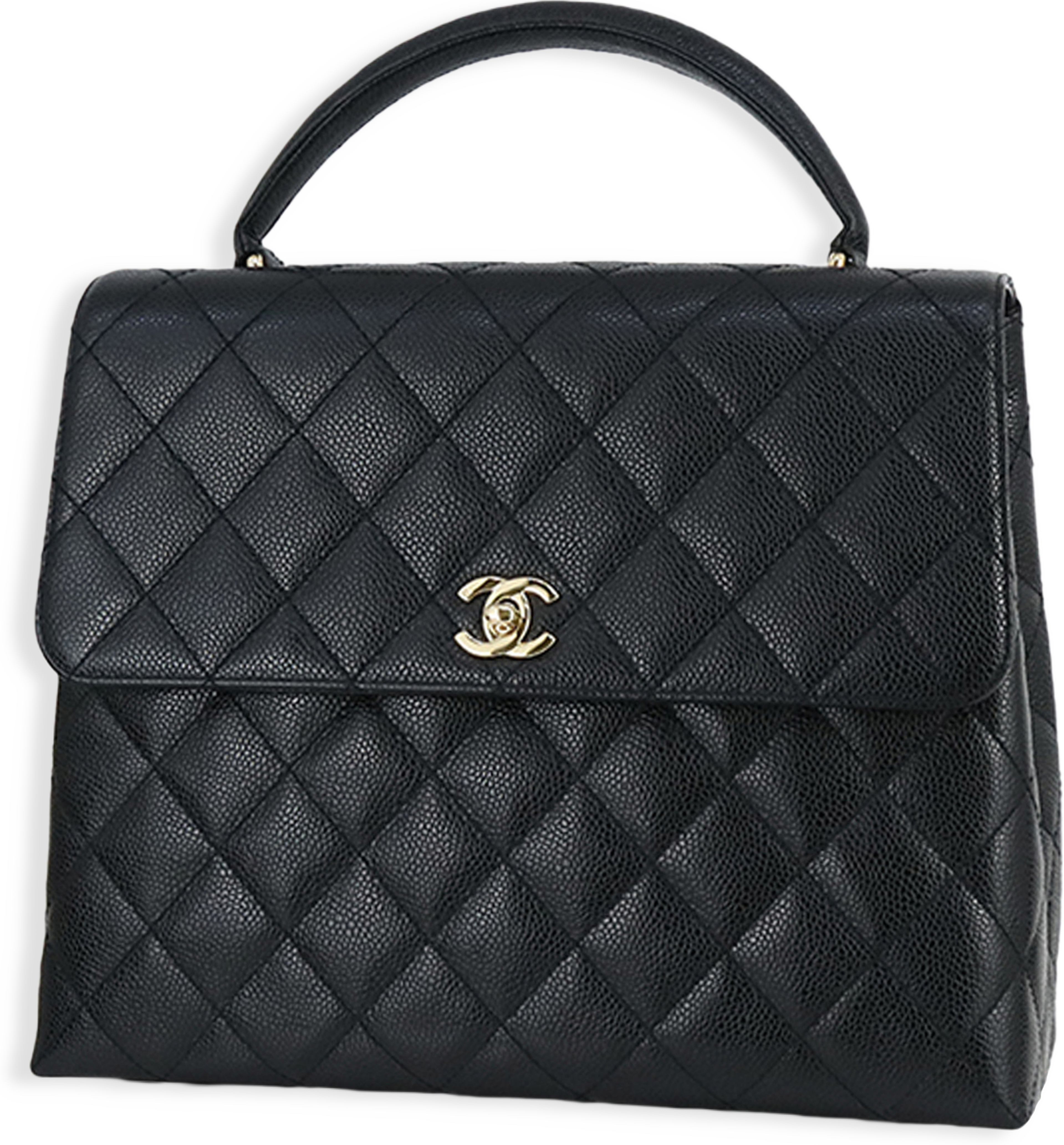 Chanel Caviar Kelly Top Handle Bag