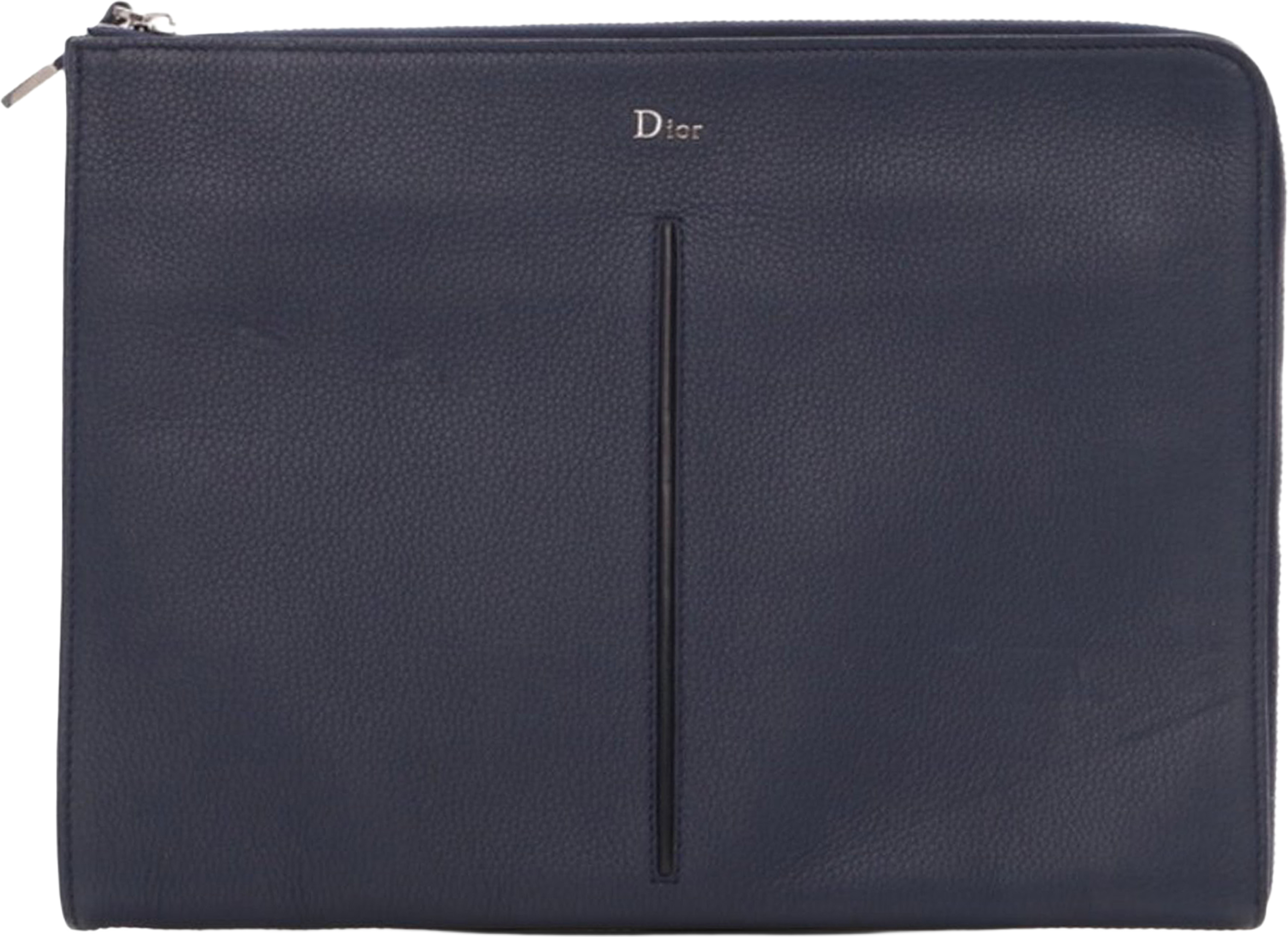 Dior Leather Document Case, från Luxclusif, i färgen navy. Klicka för att öppna bilden i stort format